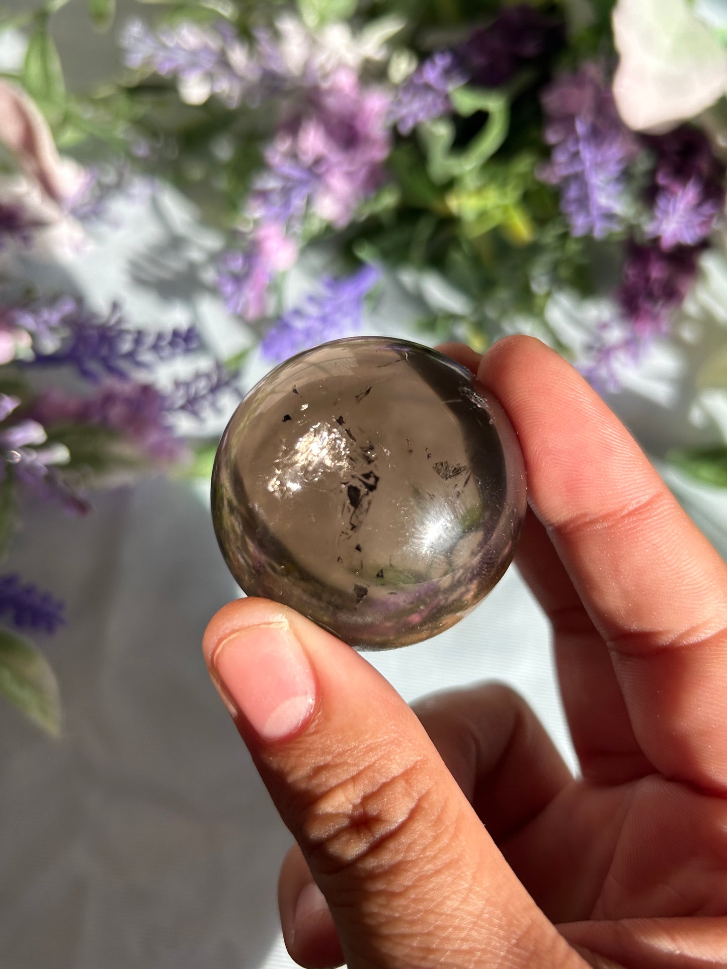 SMOKY QUARTZ SPHERE
