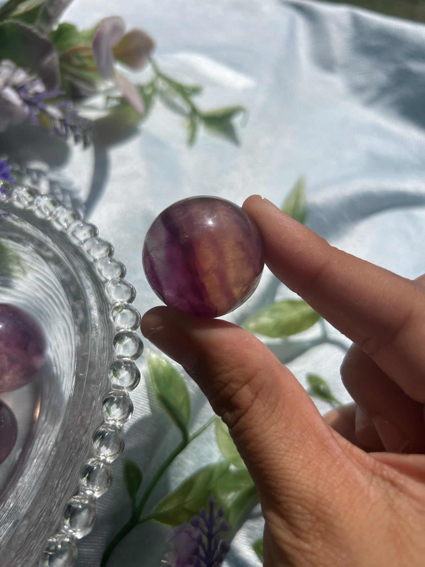 CANDY FLUORITE SPHERES