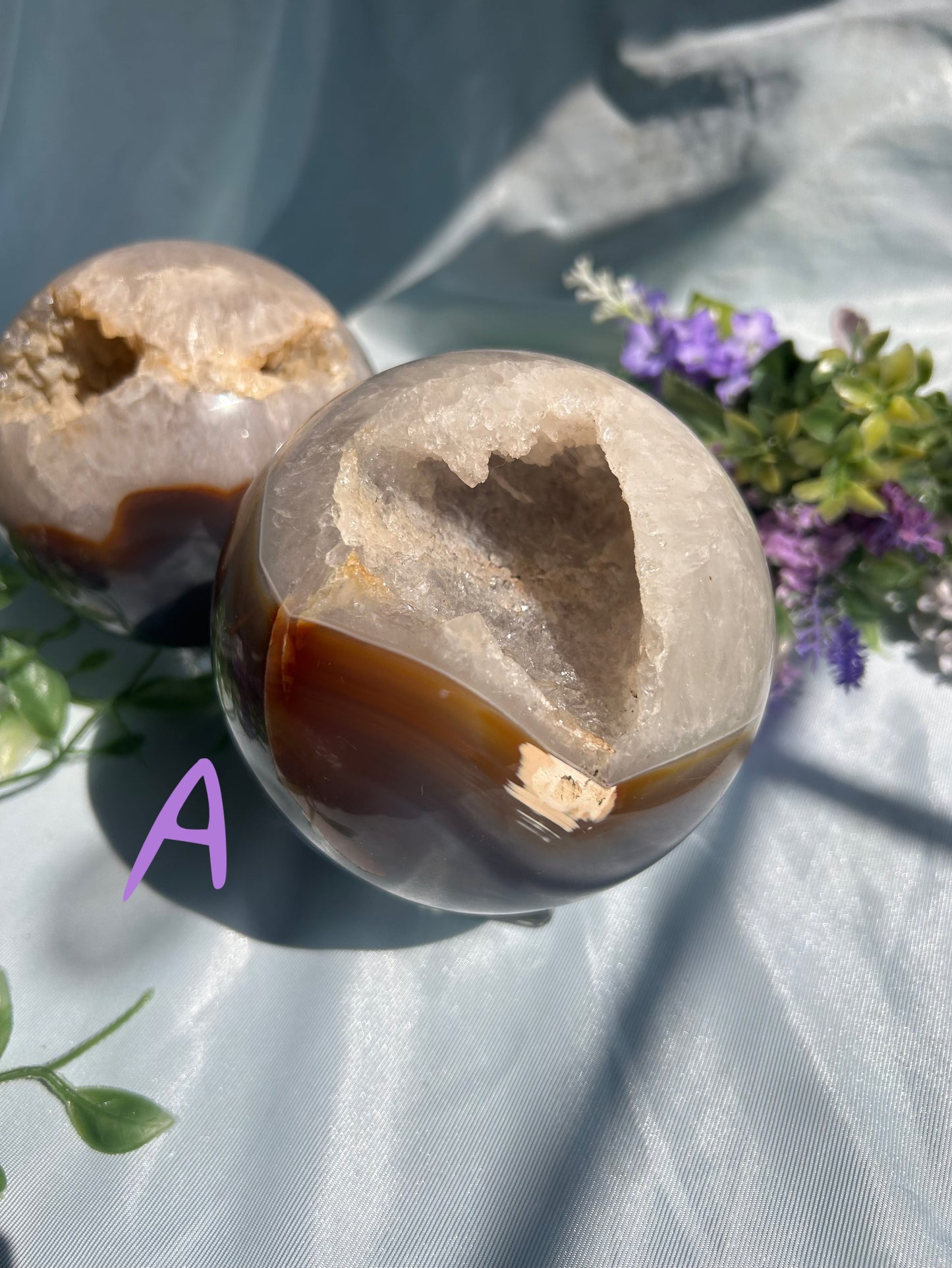 DRUZY AGATE SPHERES