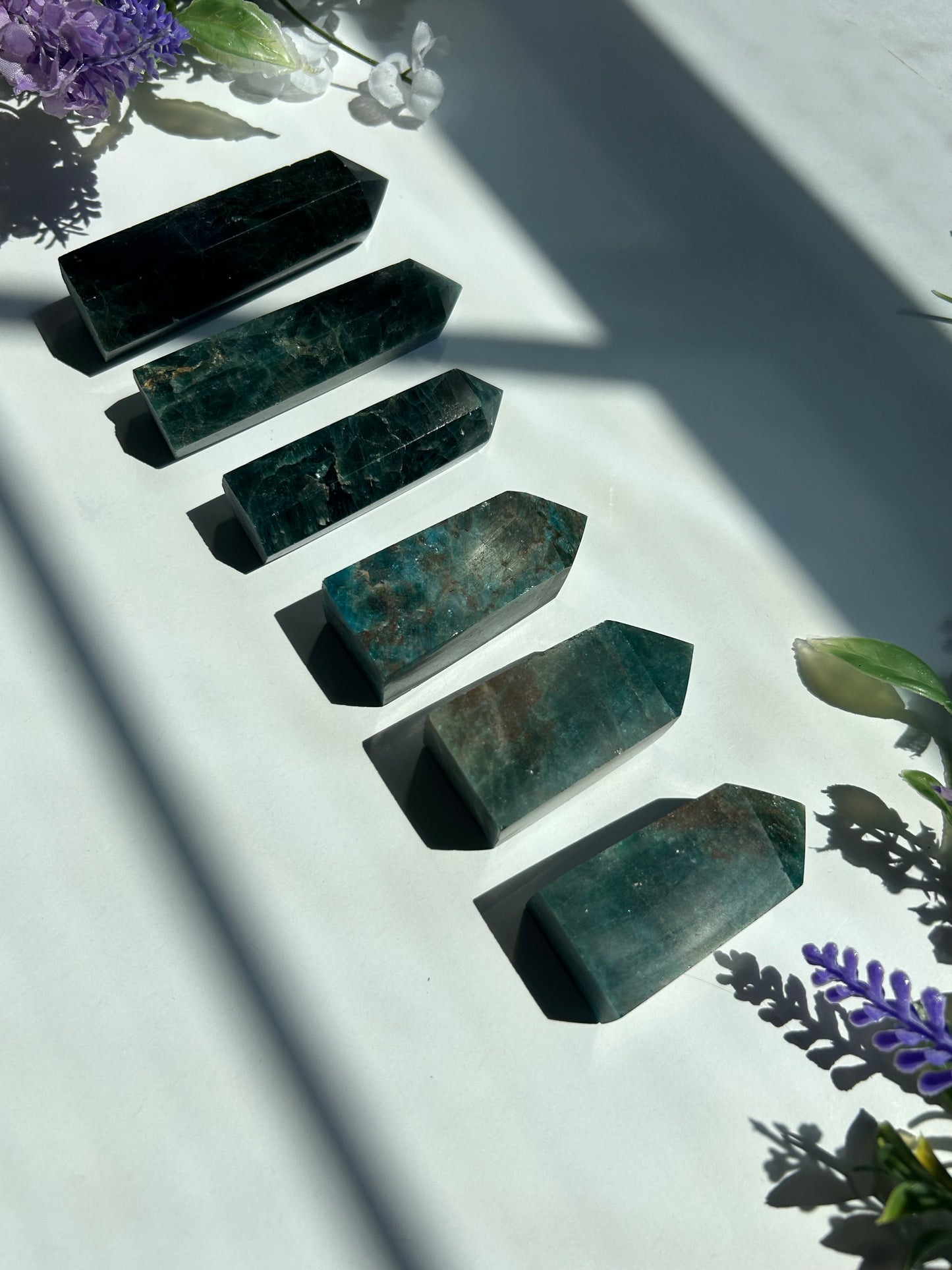 BLUE APATITE TOWERS