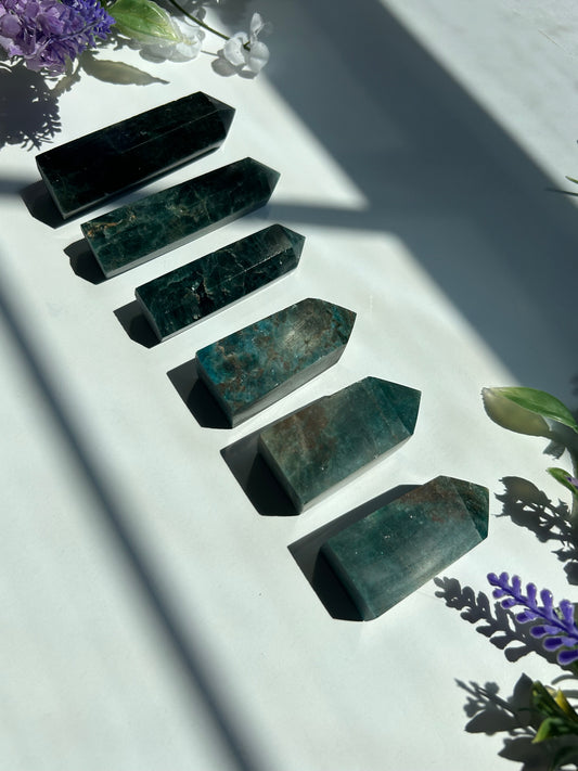 BLUE APATITE TOWERS