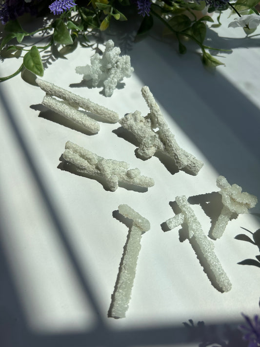 SUGAR PREHNITE SPECIMENS (Mumbai (Bombay) District, Maharashtra, India)