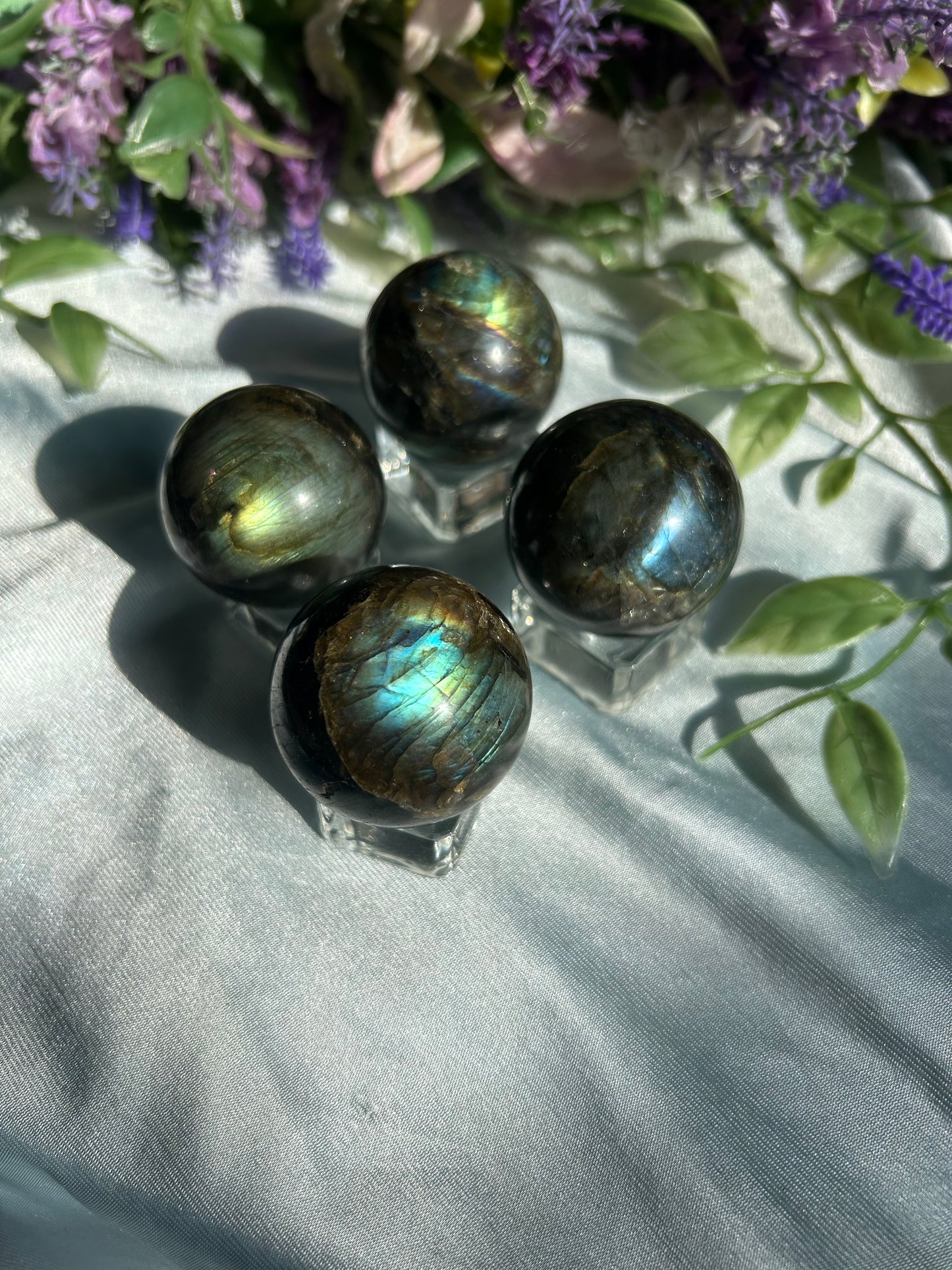 LABRADORITE SPHERES