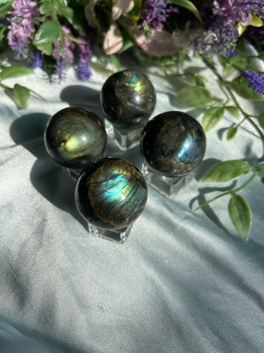 LABRADORITE SPHERES