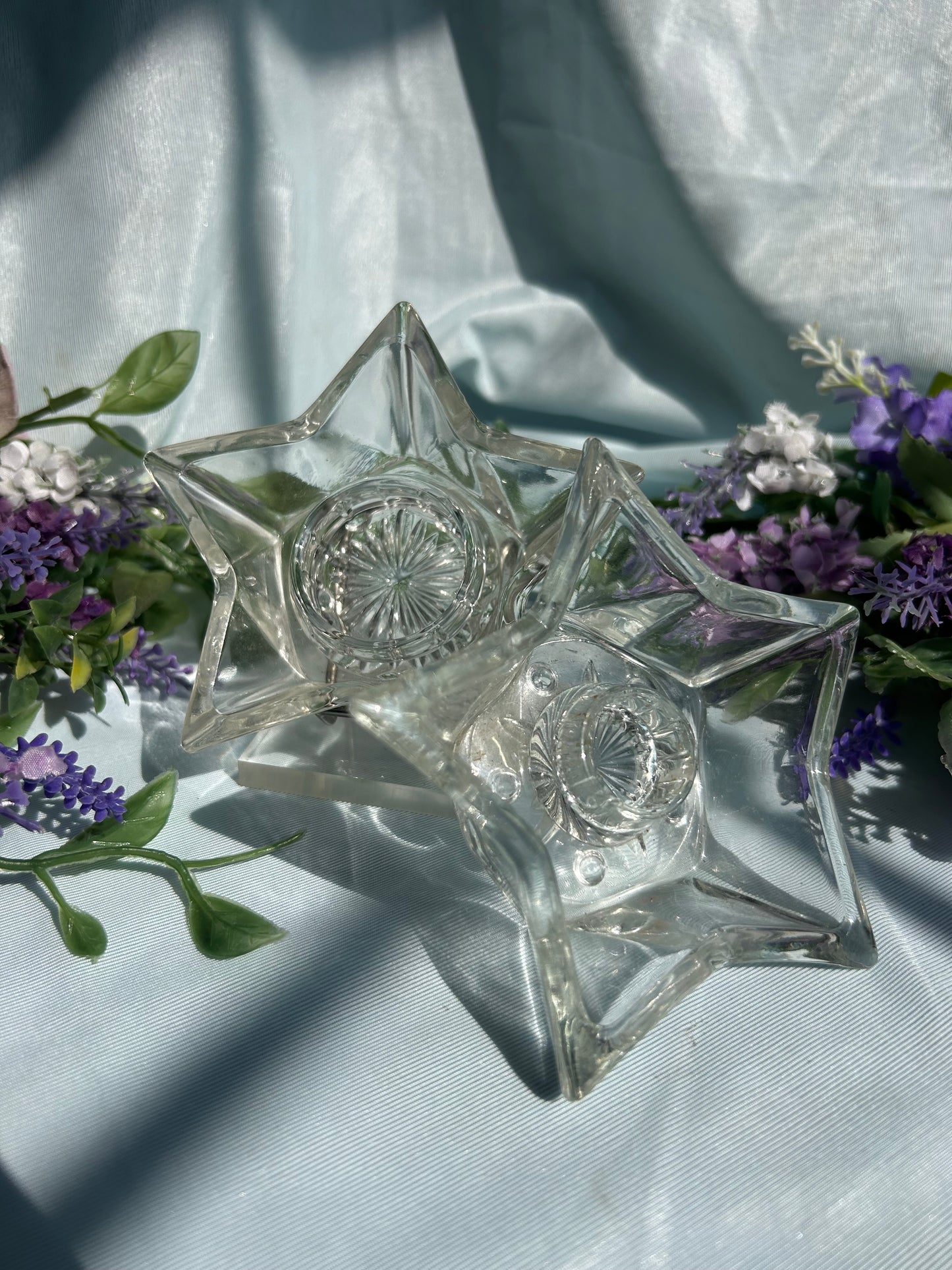 GLASS STAR SPHERE HOLDERS