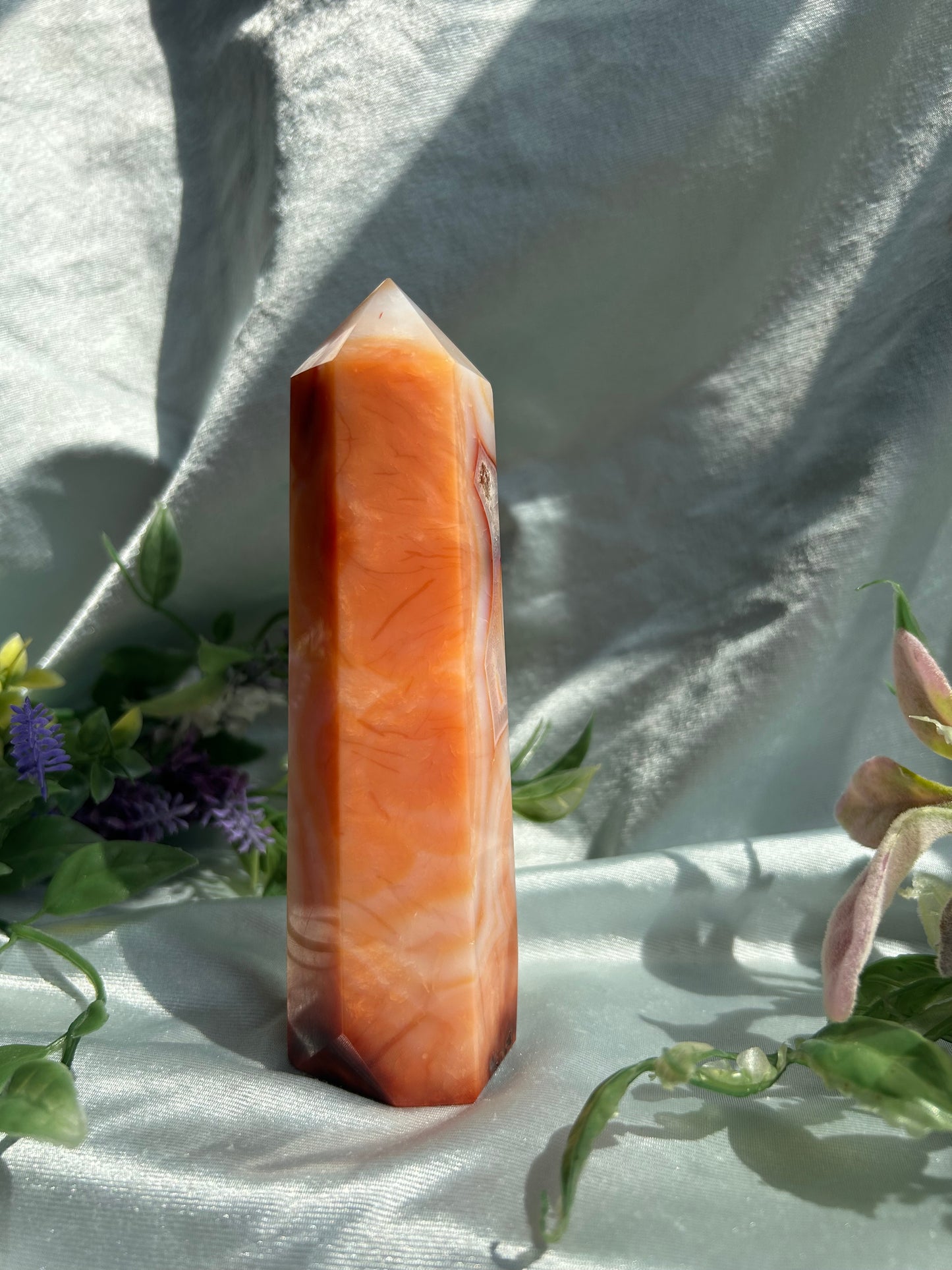 PEACHY CARNELIAN TOWER