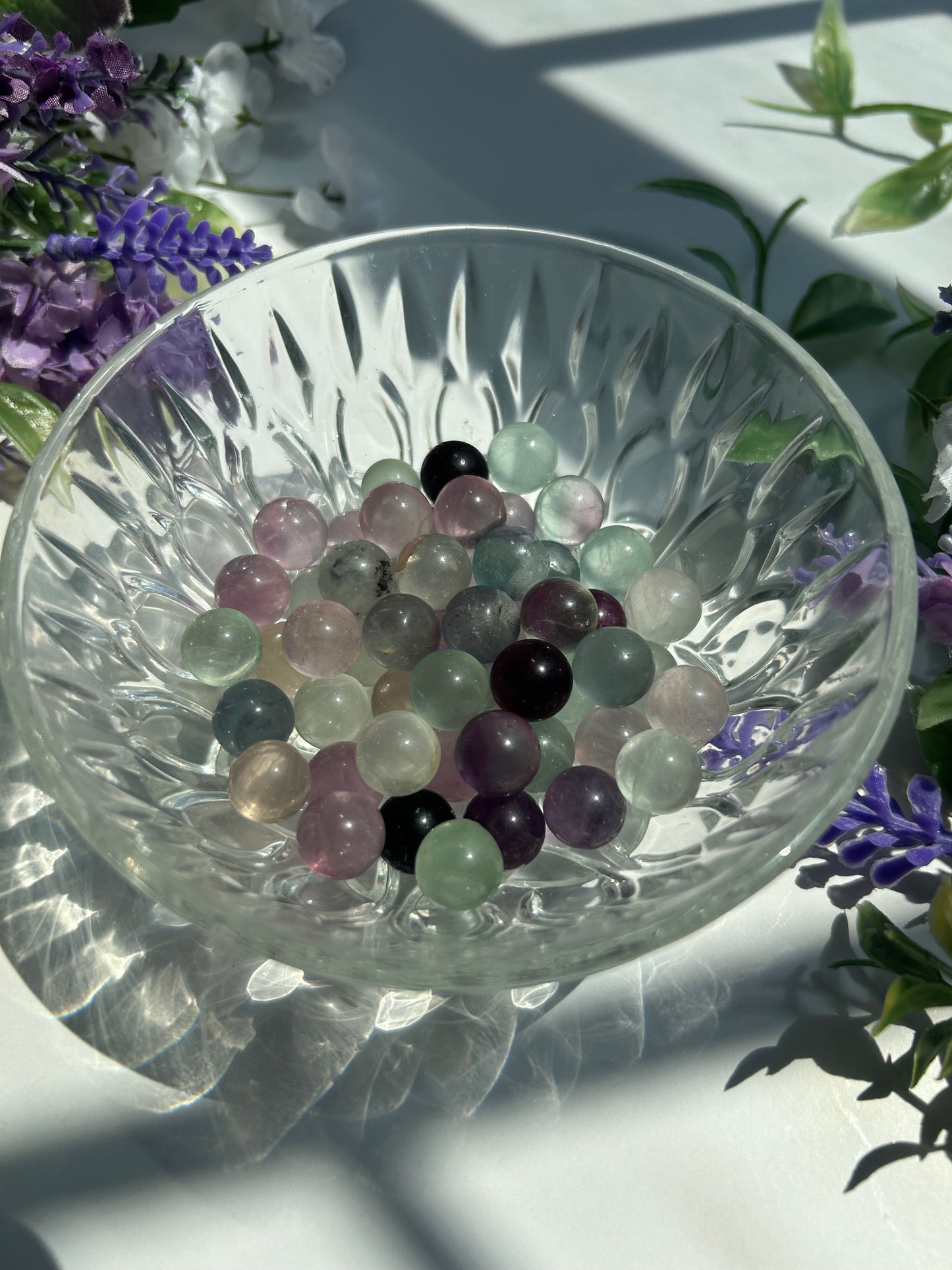 CANDY FLUORITE 1CM SPHERES