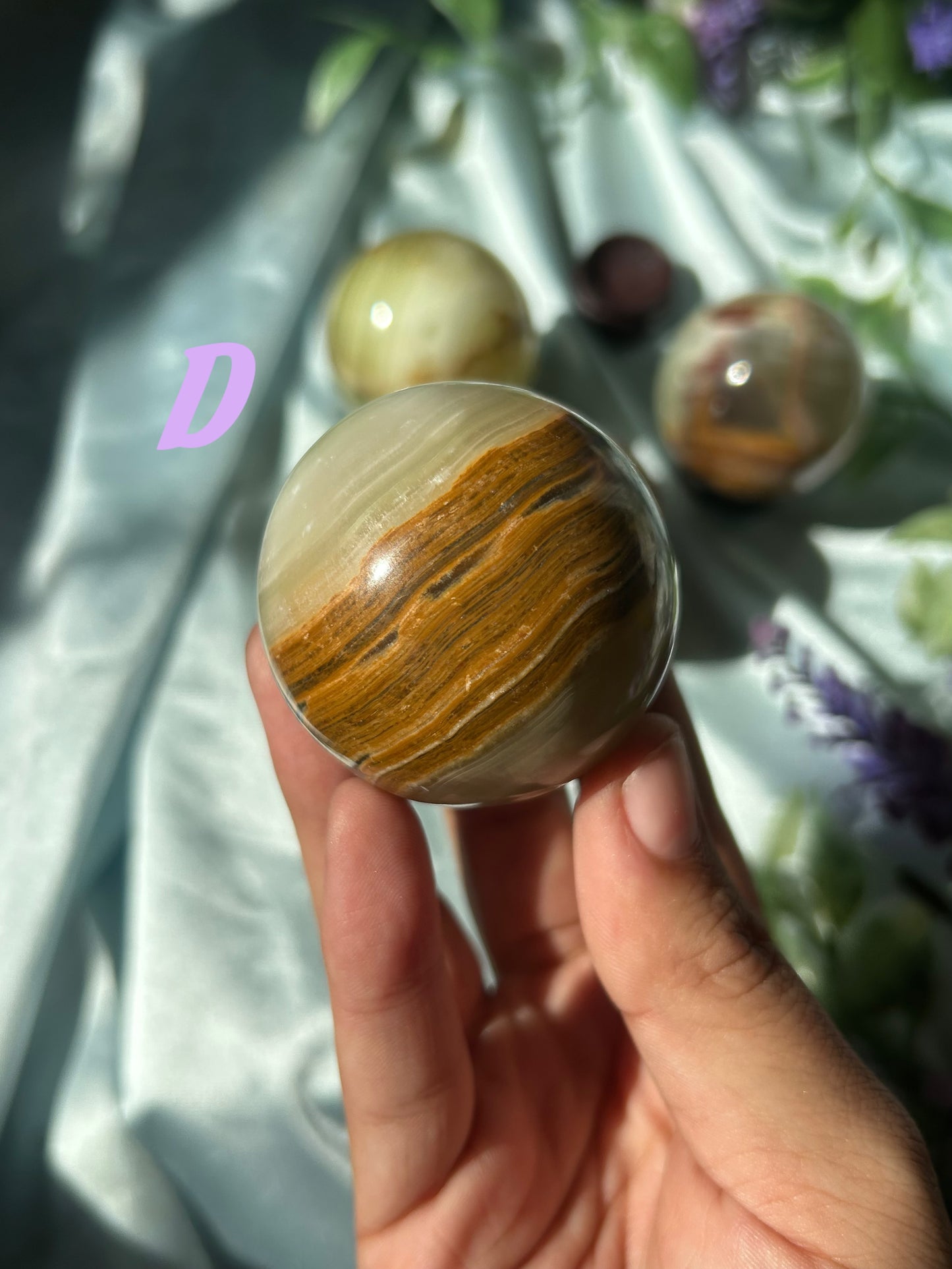 GREEN ONYX SPHERES