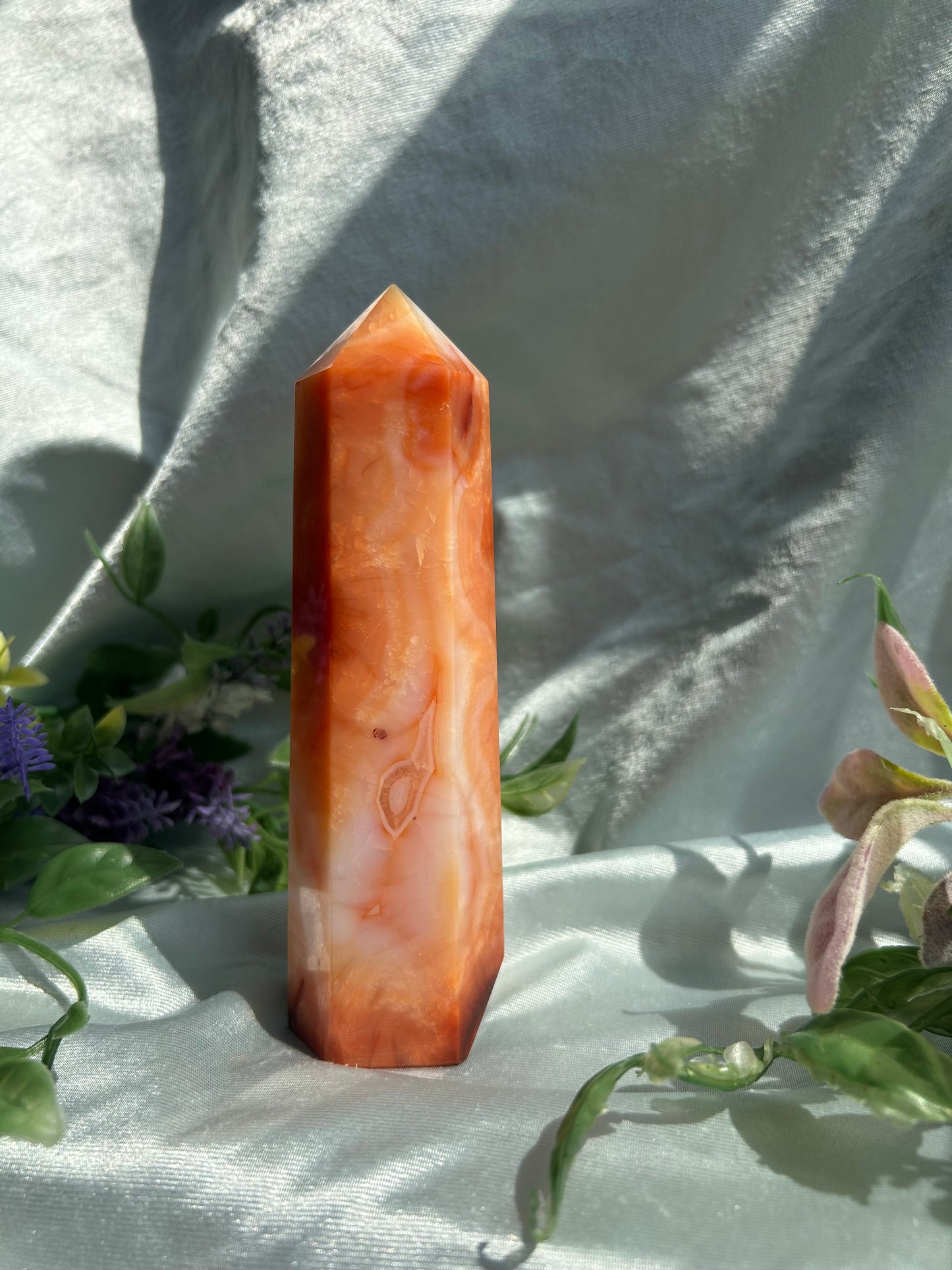 PEACHY CARNELIAN TOWER
