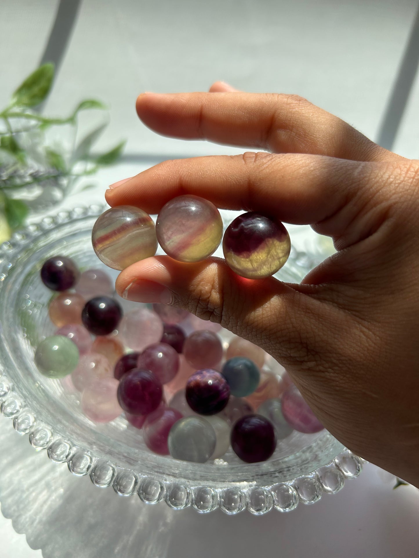CANDY FLUORITE 2CM SPHERES