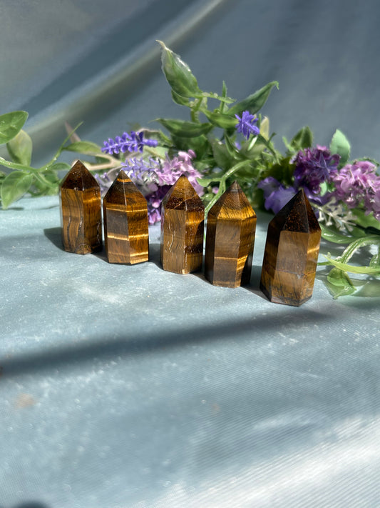 MINI TIGERS EYE TOWERS