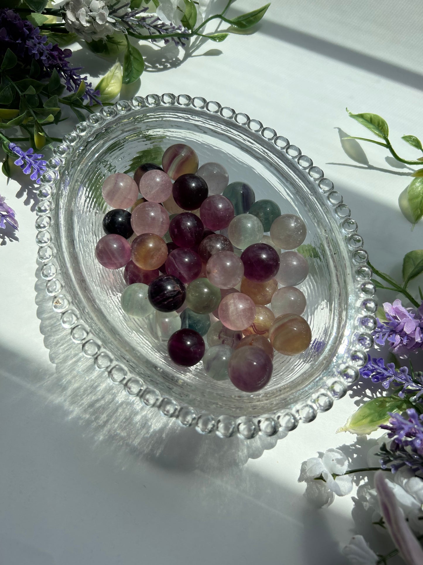 CANDY FLUORITE 2CM SPHERES