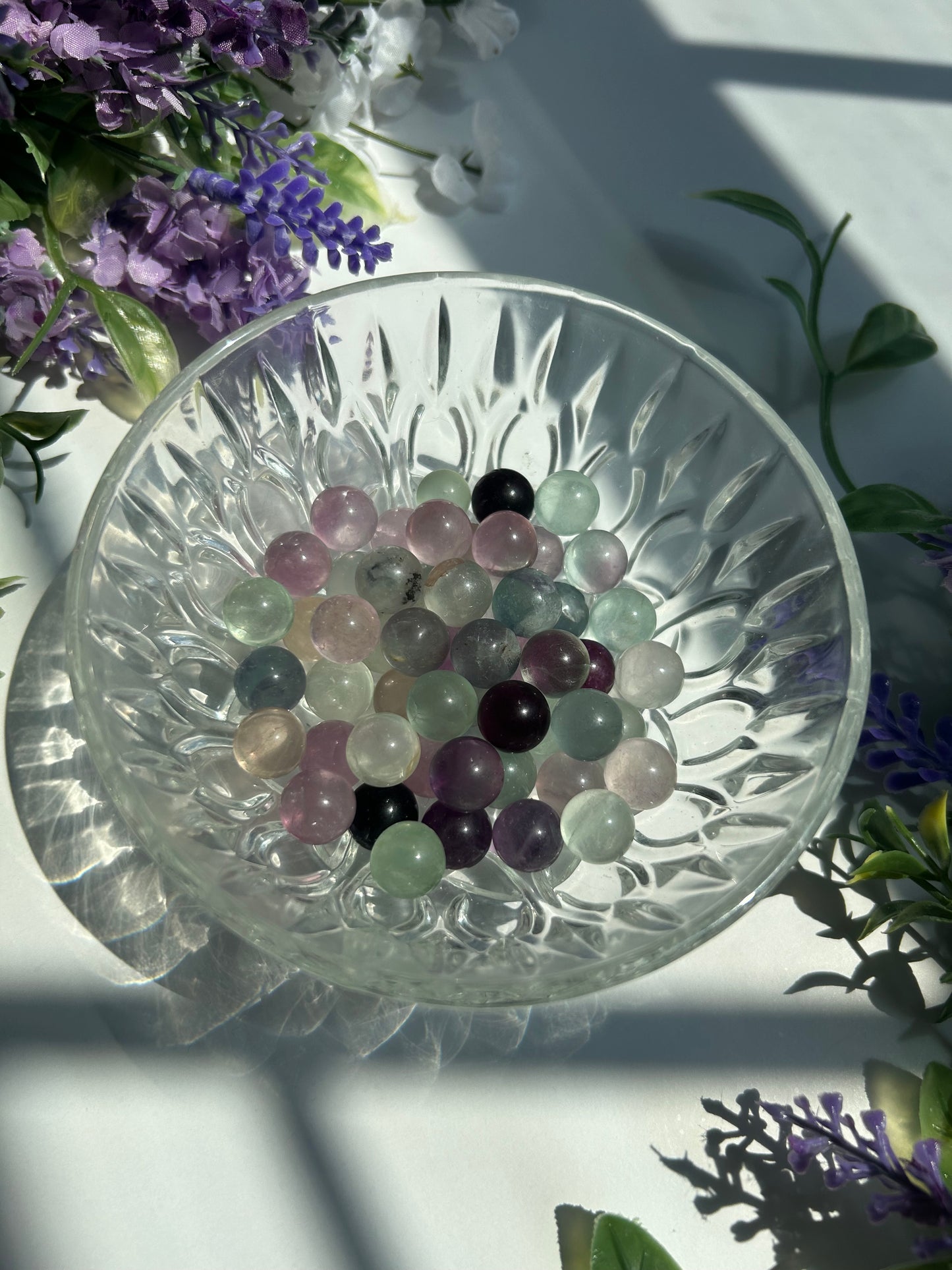 CANDY FLUORITE 1CM SPHERES