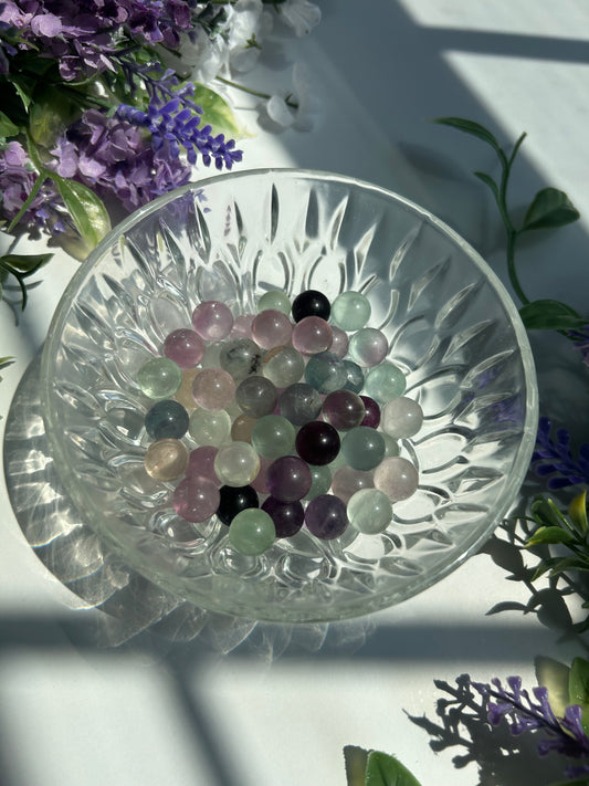 CANDY FLUORITE 1CM SPHERES