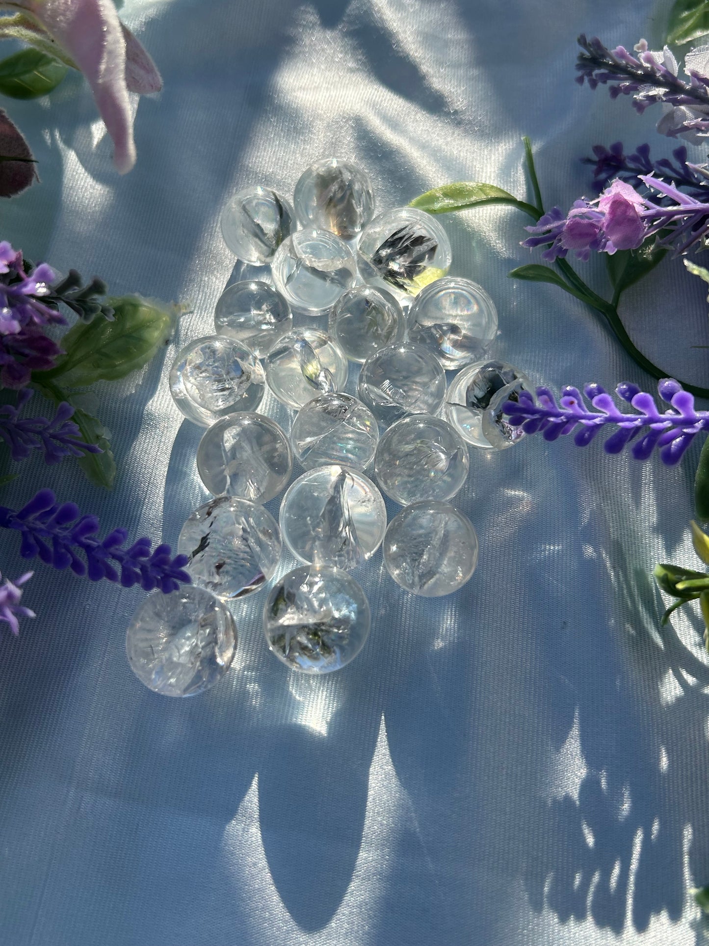 CLEAR QUARTZ MINI SPHERES