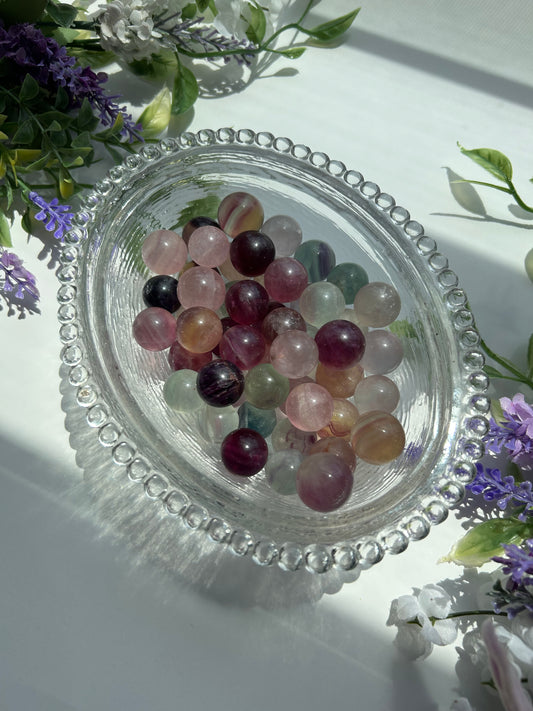 CANDY FLUORITE 2CM SPHERES