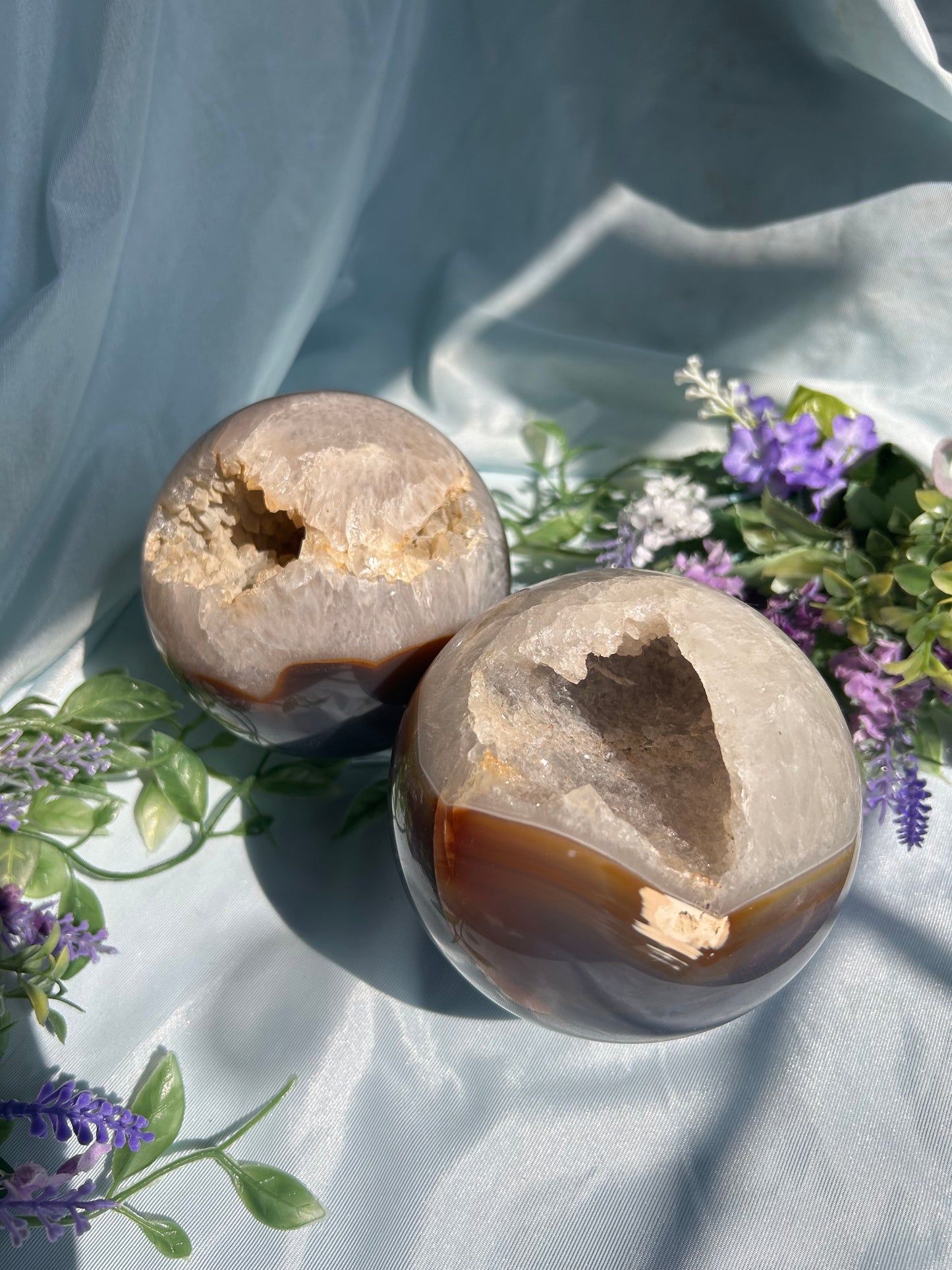 DRUZY AGATE SPHERES