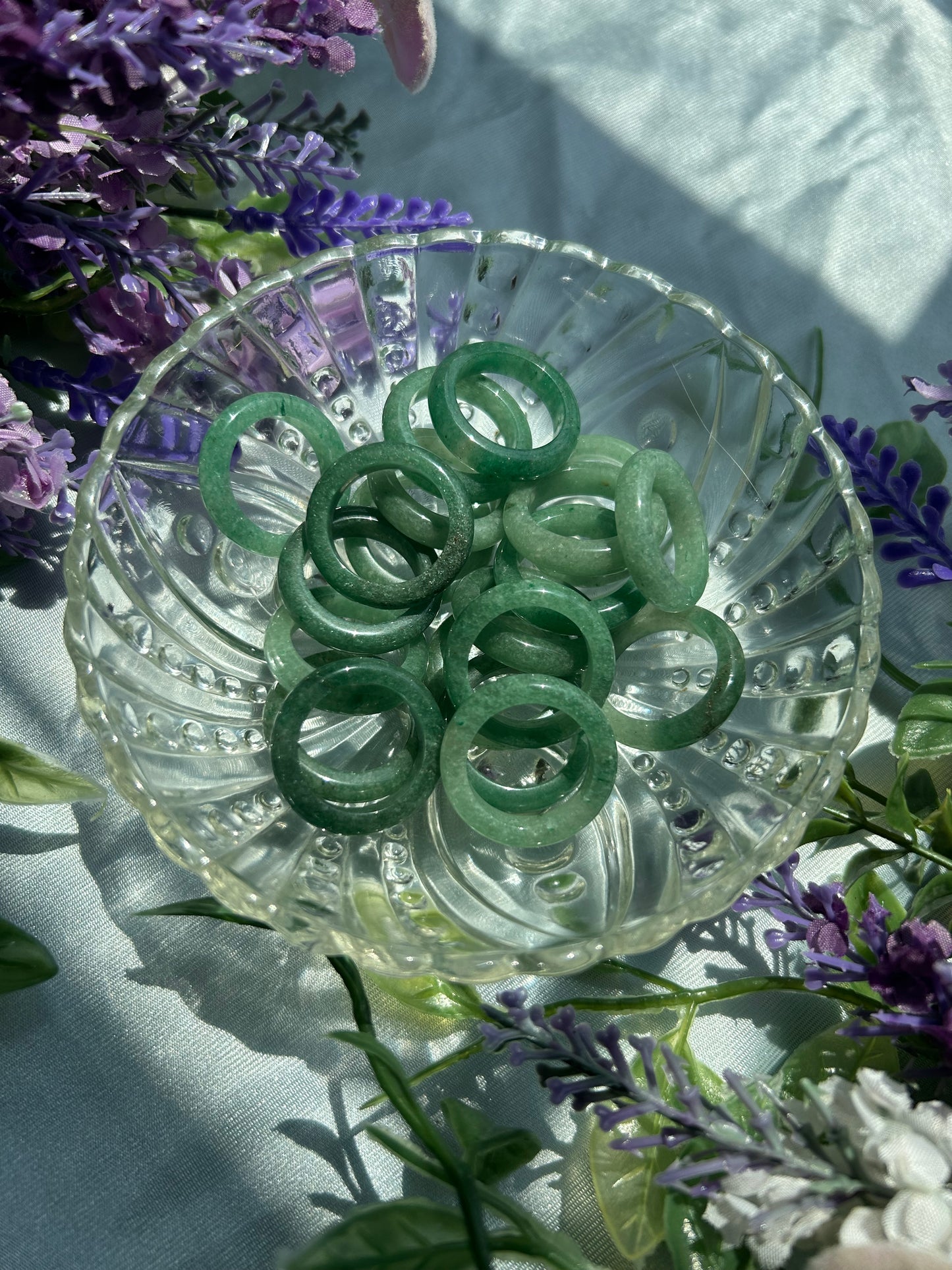 BANGLED ASSORTED RINGS + SPHERE HOLDERS