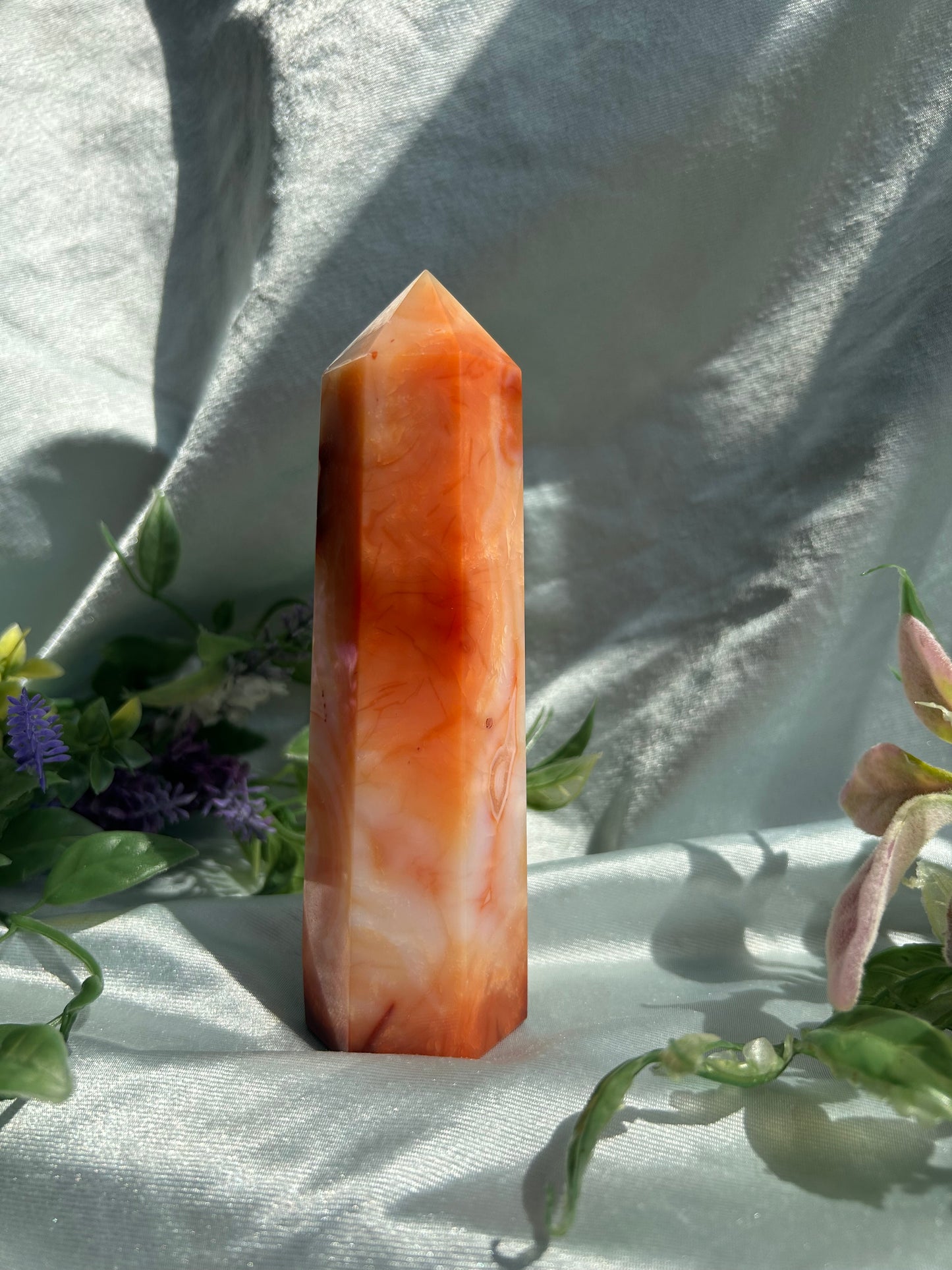 PEACHY CARNELIAN TOWER