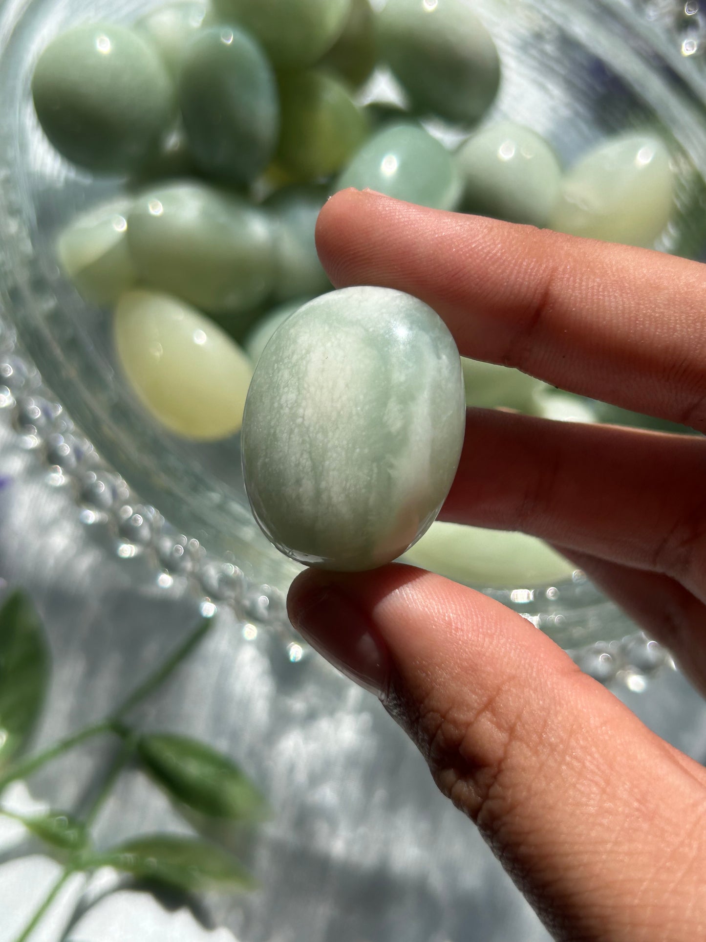 GREEN JADE TUMBLES