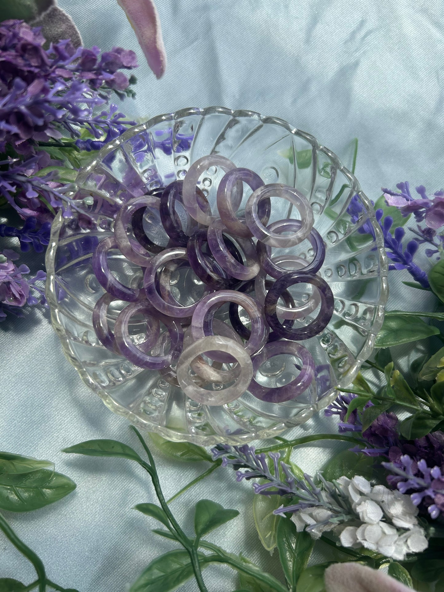 BANGLED ASSORTED RINGS + SPHERE HOLDERS
