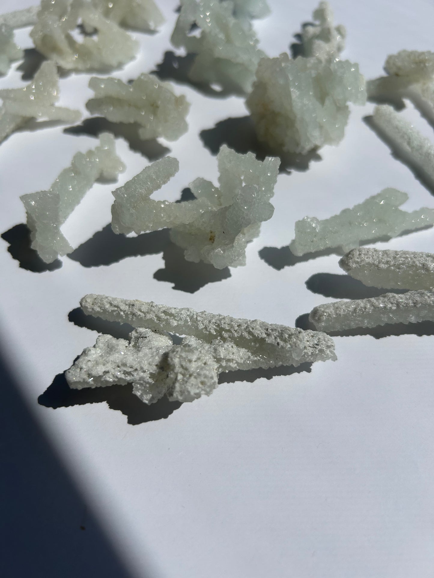 SUGAR PREHNITE SPECIMENS (Mumbai (Bombay) District, Maharashtra, India)