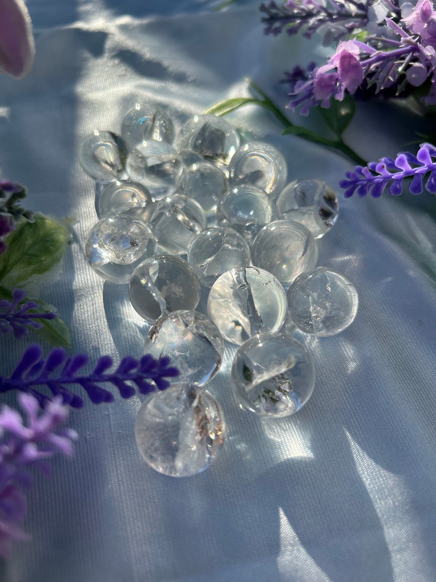 CLEAR QUARTZ MINI SPHERES