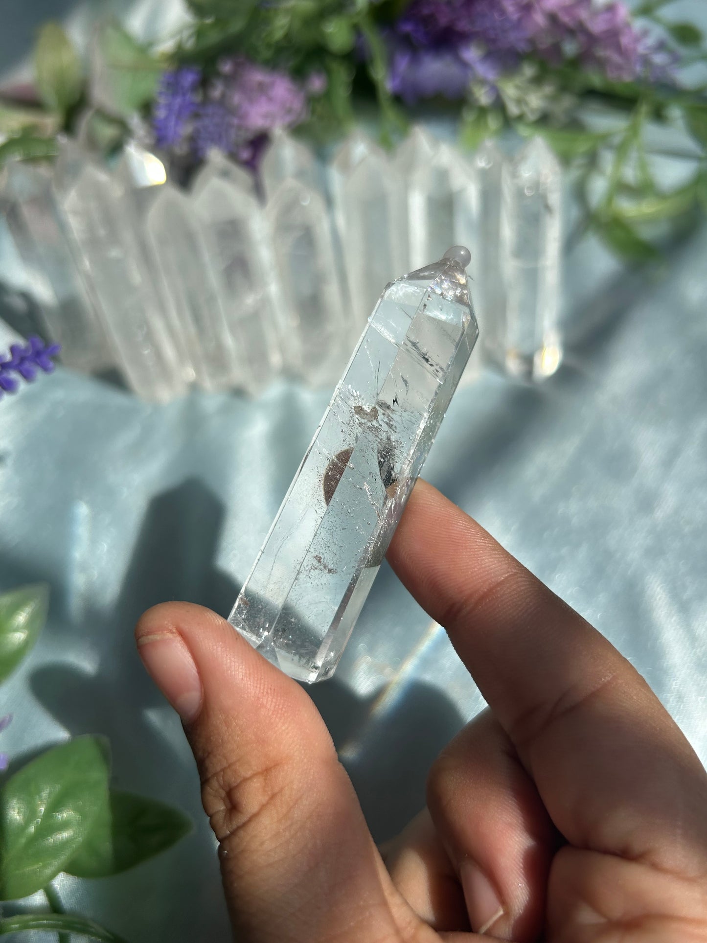 CLEAR QUARTZ TOWERS