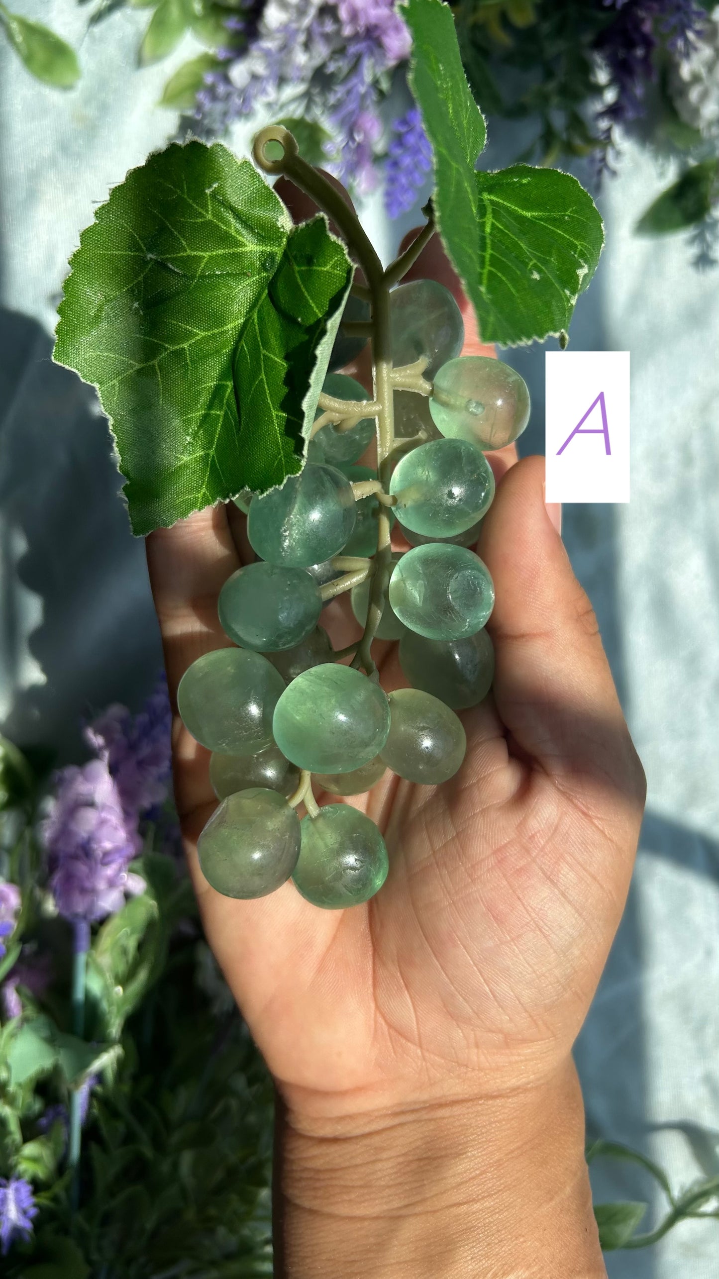GREEN FLUORITE GRAPES