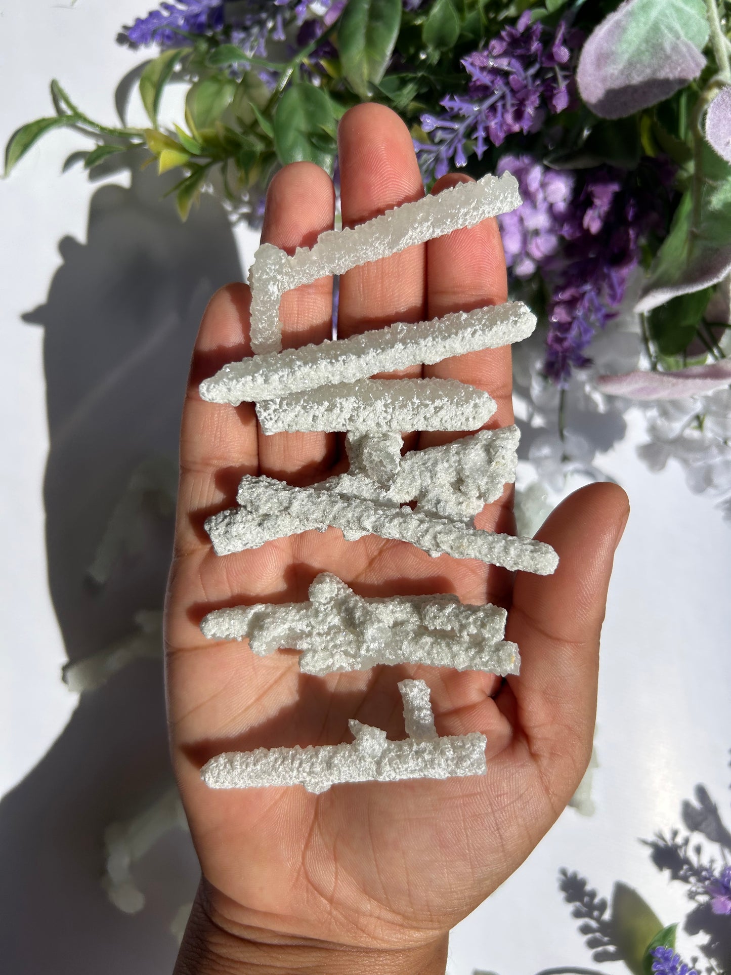 SUGAR PREHNITE SPECIMENS (Mumbai (Bombay) District, Maharashtra, India)