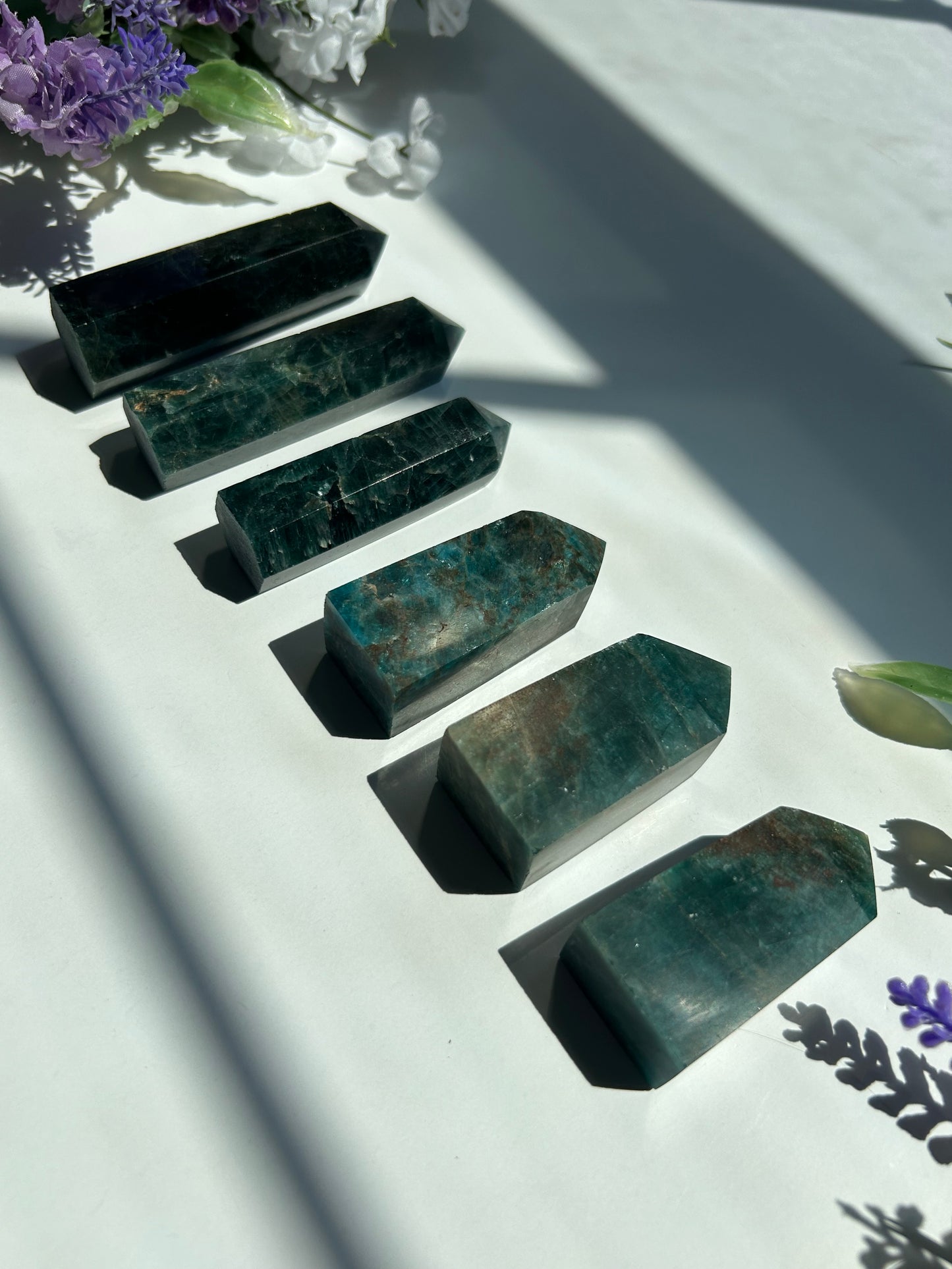 BLUE APATITE TOWERS