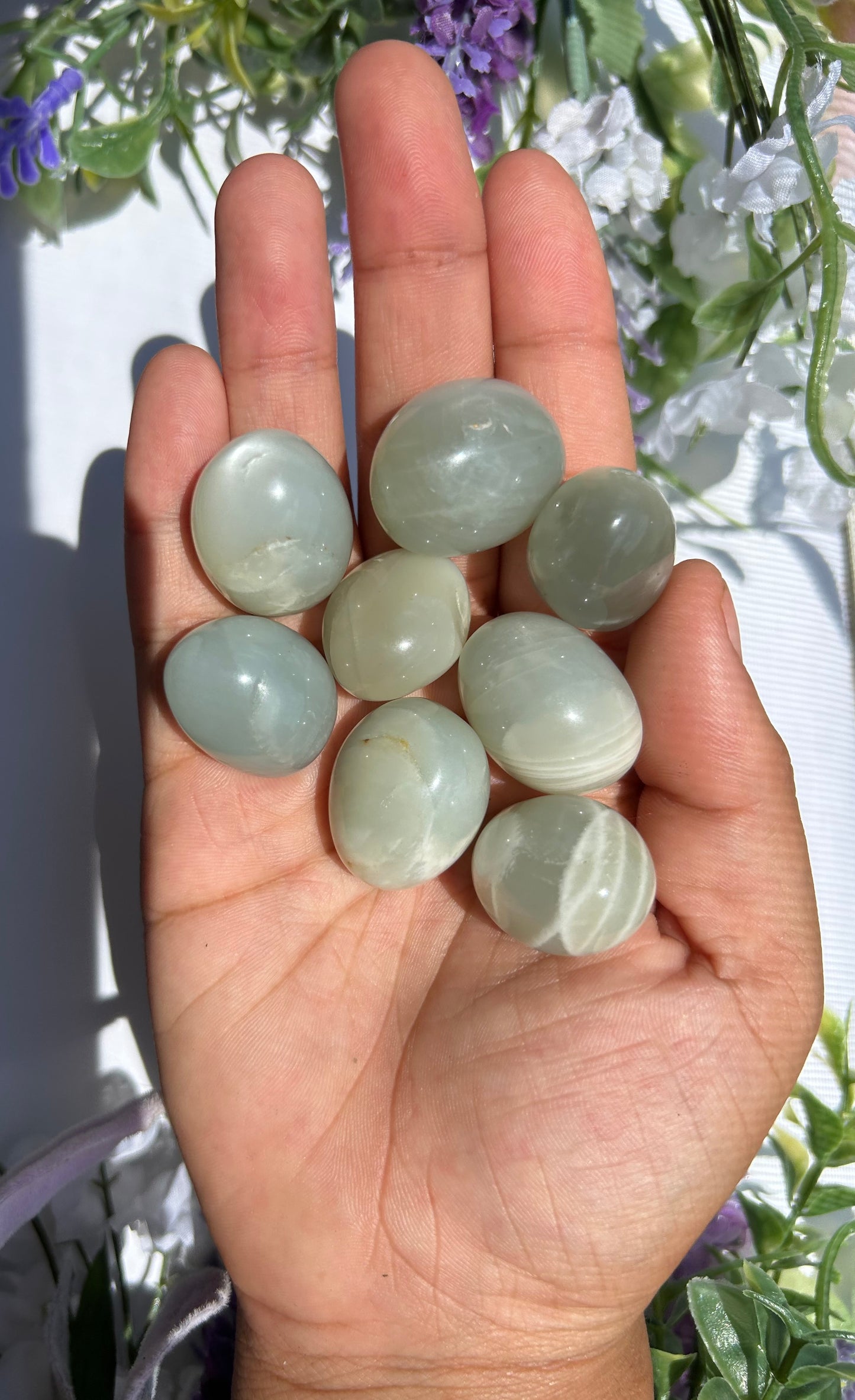 SAGE MOONSTONE TUMBLES