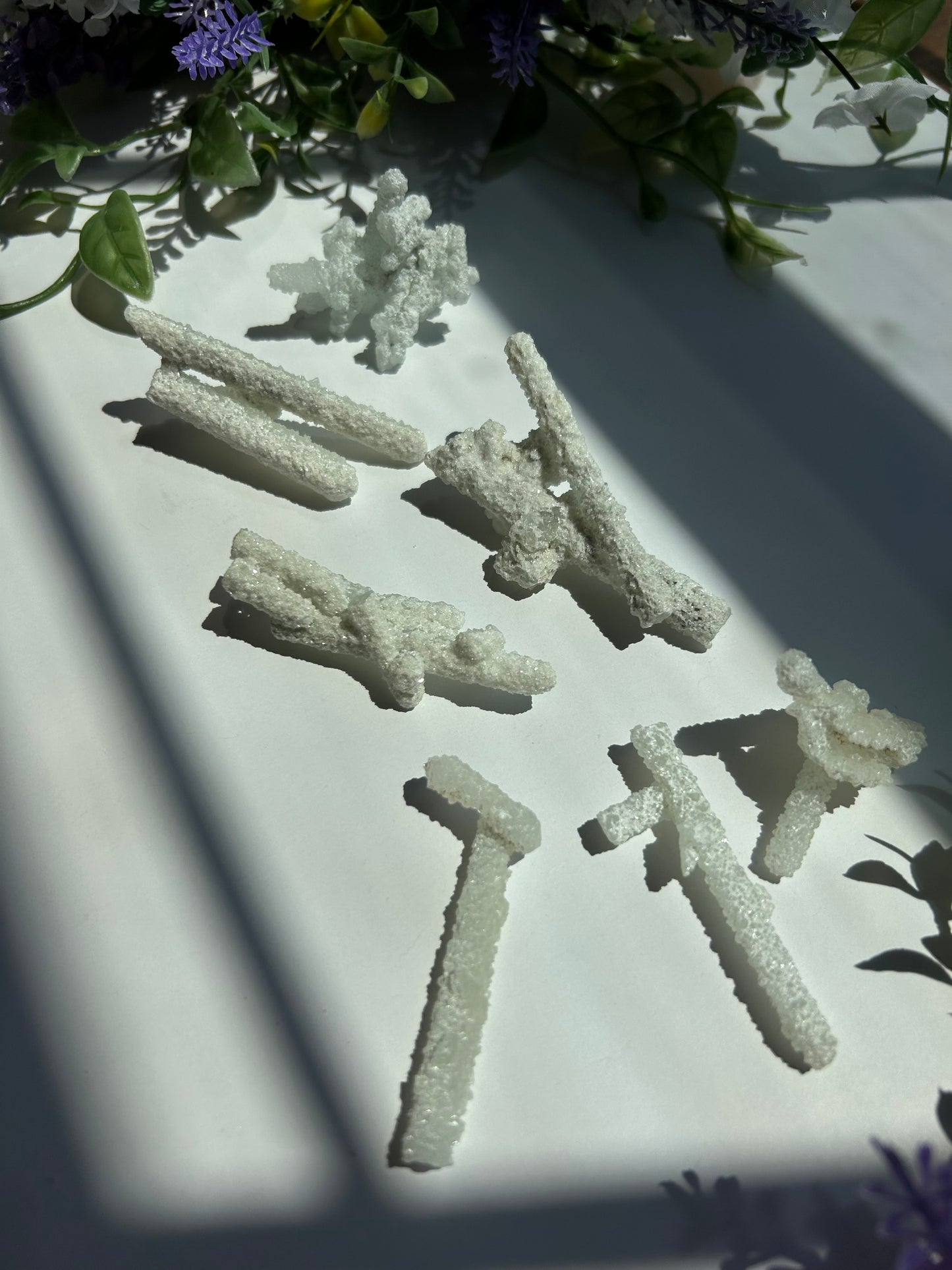 SUGAR PREHNITE SPECIMENS (Mumbai (Bombay) District, Maharashtra, India)
