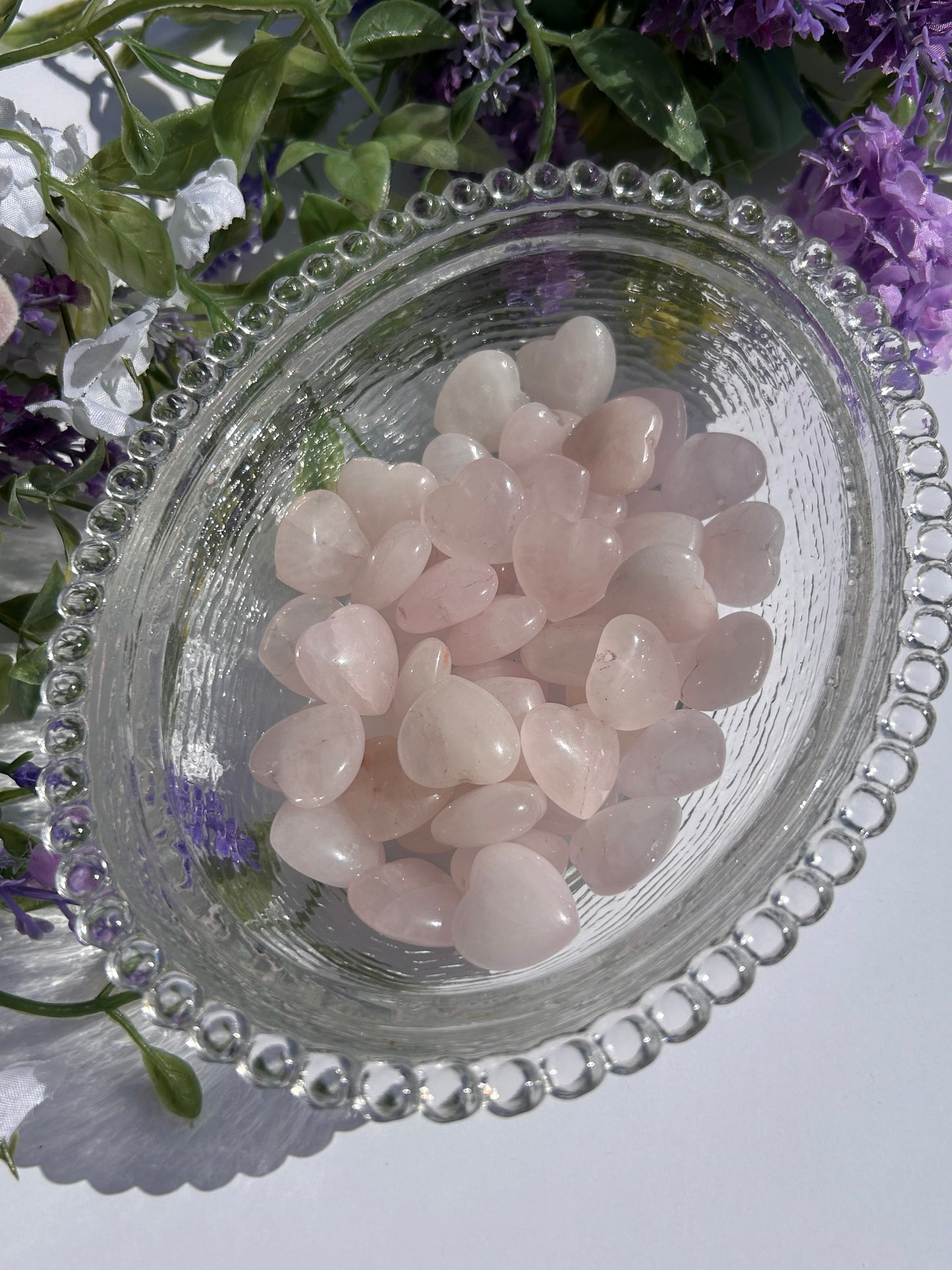 ROSE QUARTZ MINI HEARTS