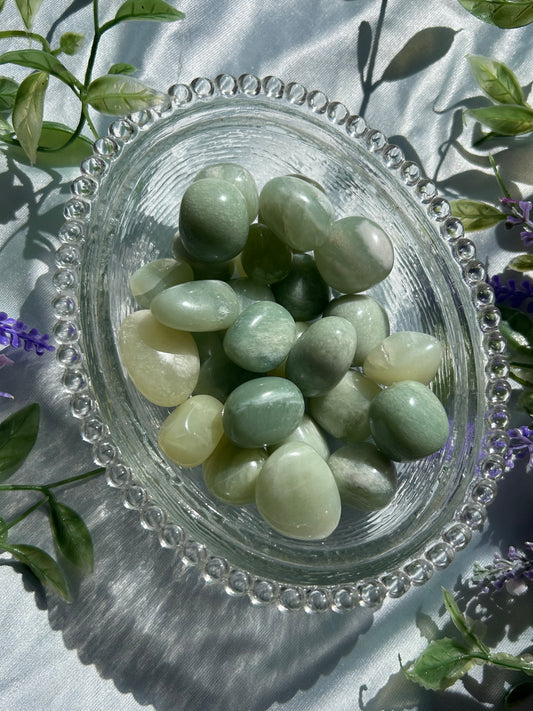 GREEN JADE TUMBLES