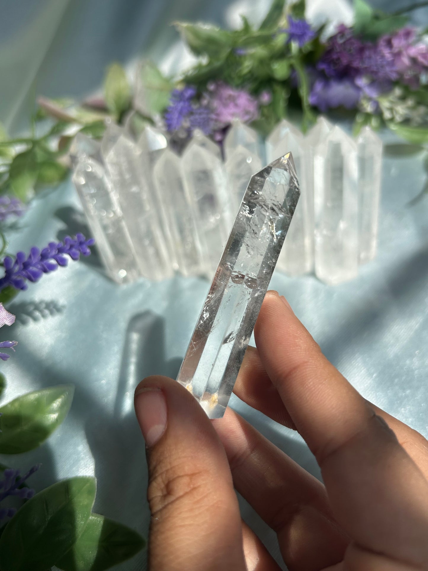 CLEAR QUARTZ TOWERS