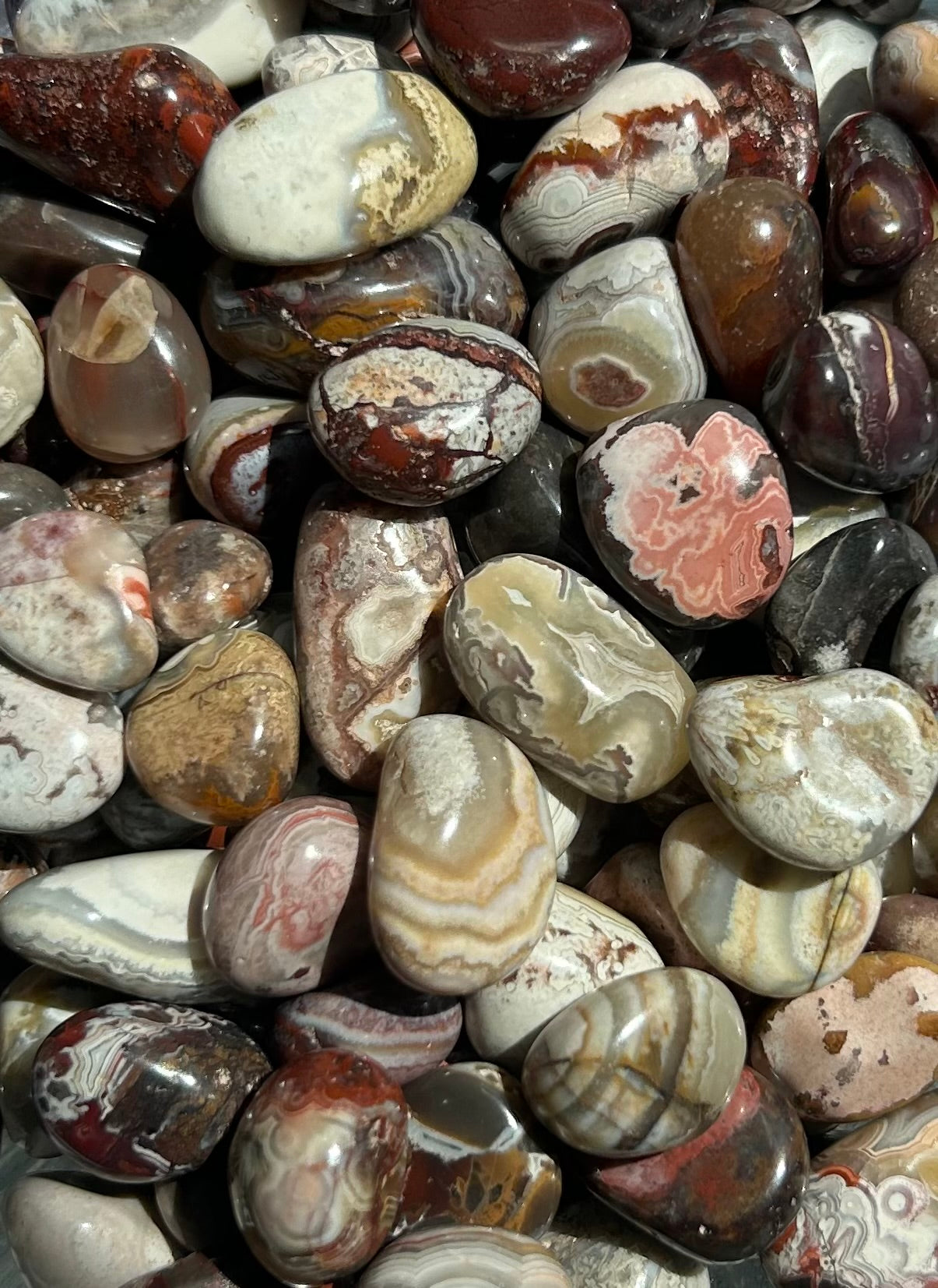 MEXICAN LACE AGATE MINI TUMBLES