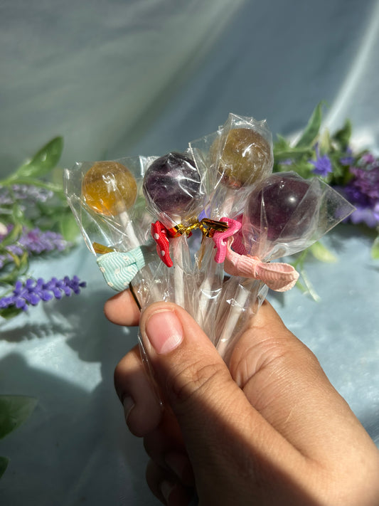 CANDY FLUORITE LOLLIPOPS