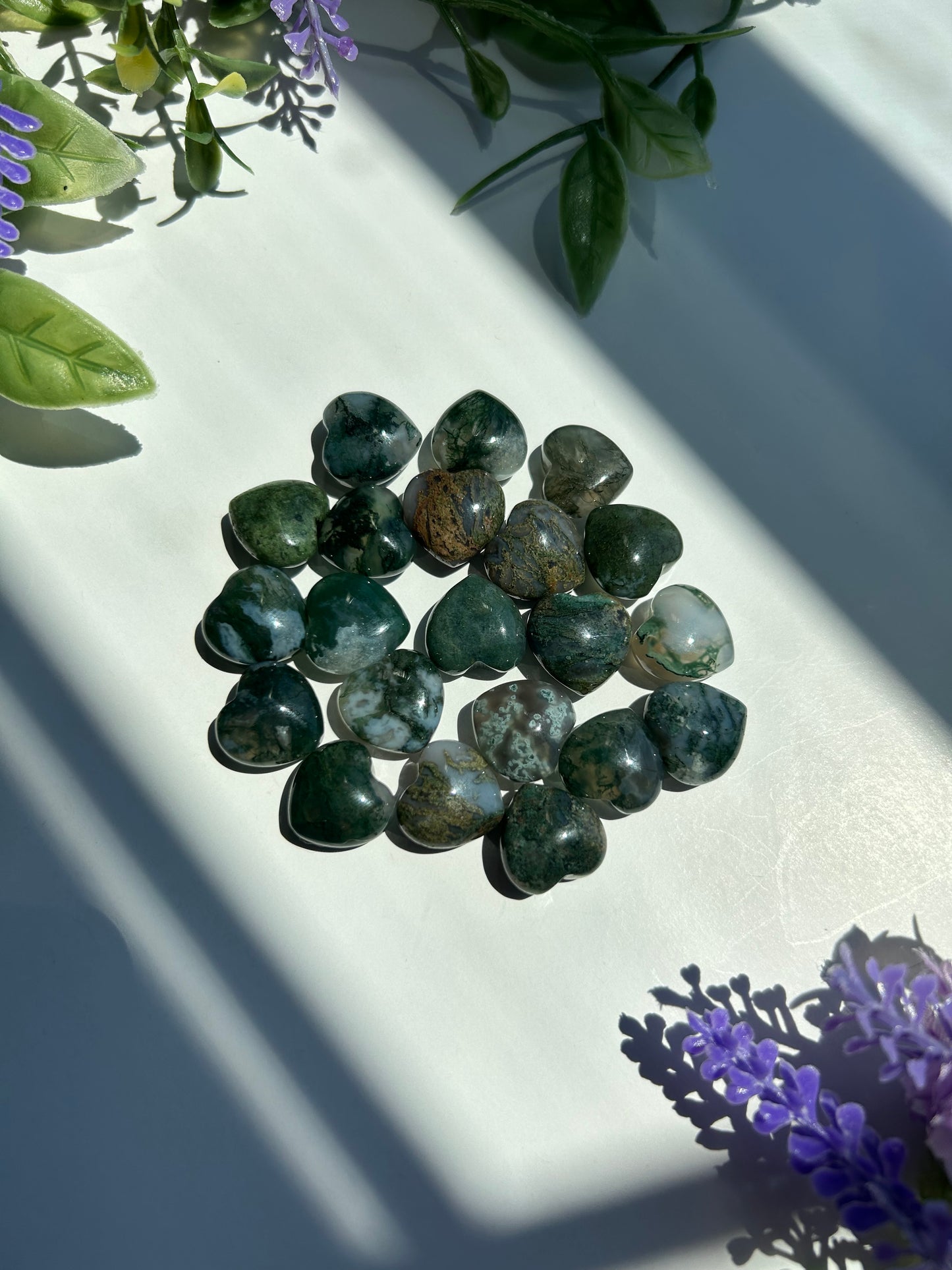 MOSS AGATE MINI CARVINGS