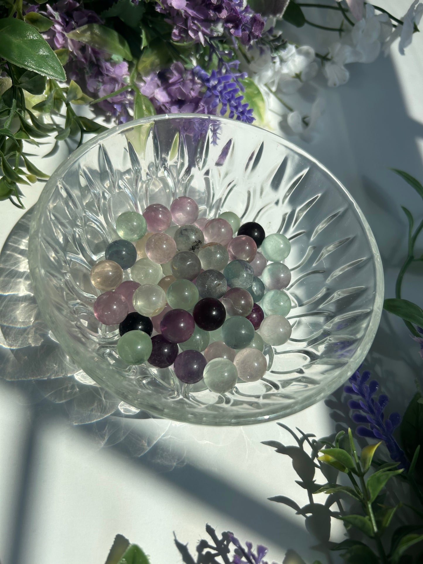 CANDY FLUORITE 1CM SPHERES