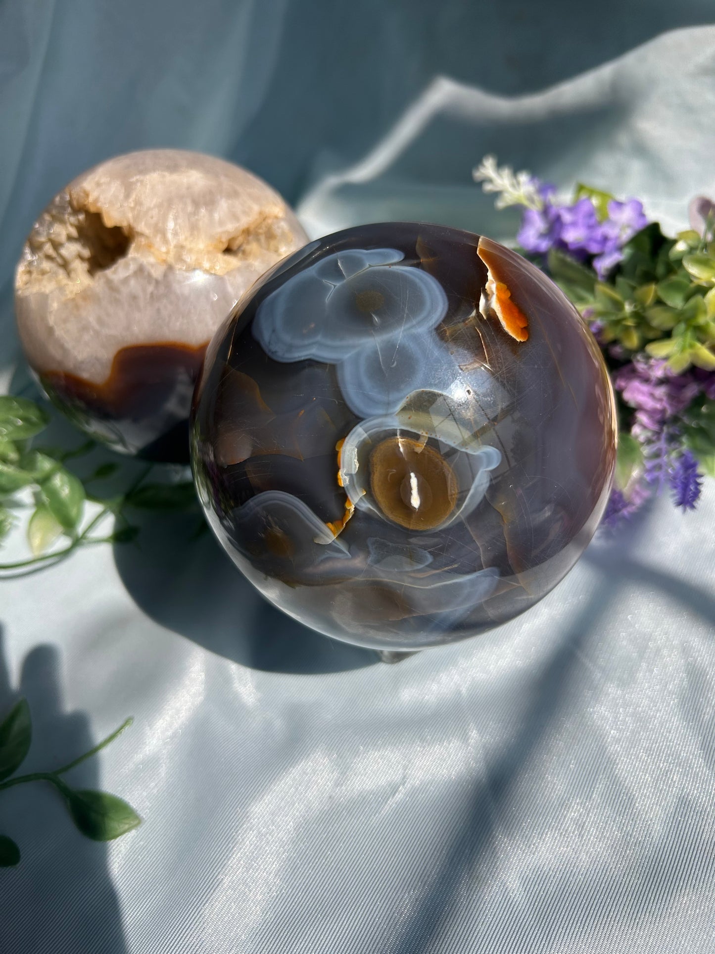 DRUZY AGATE SPHERES