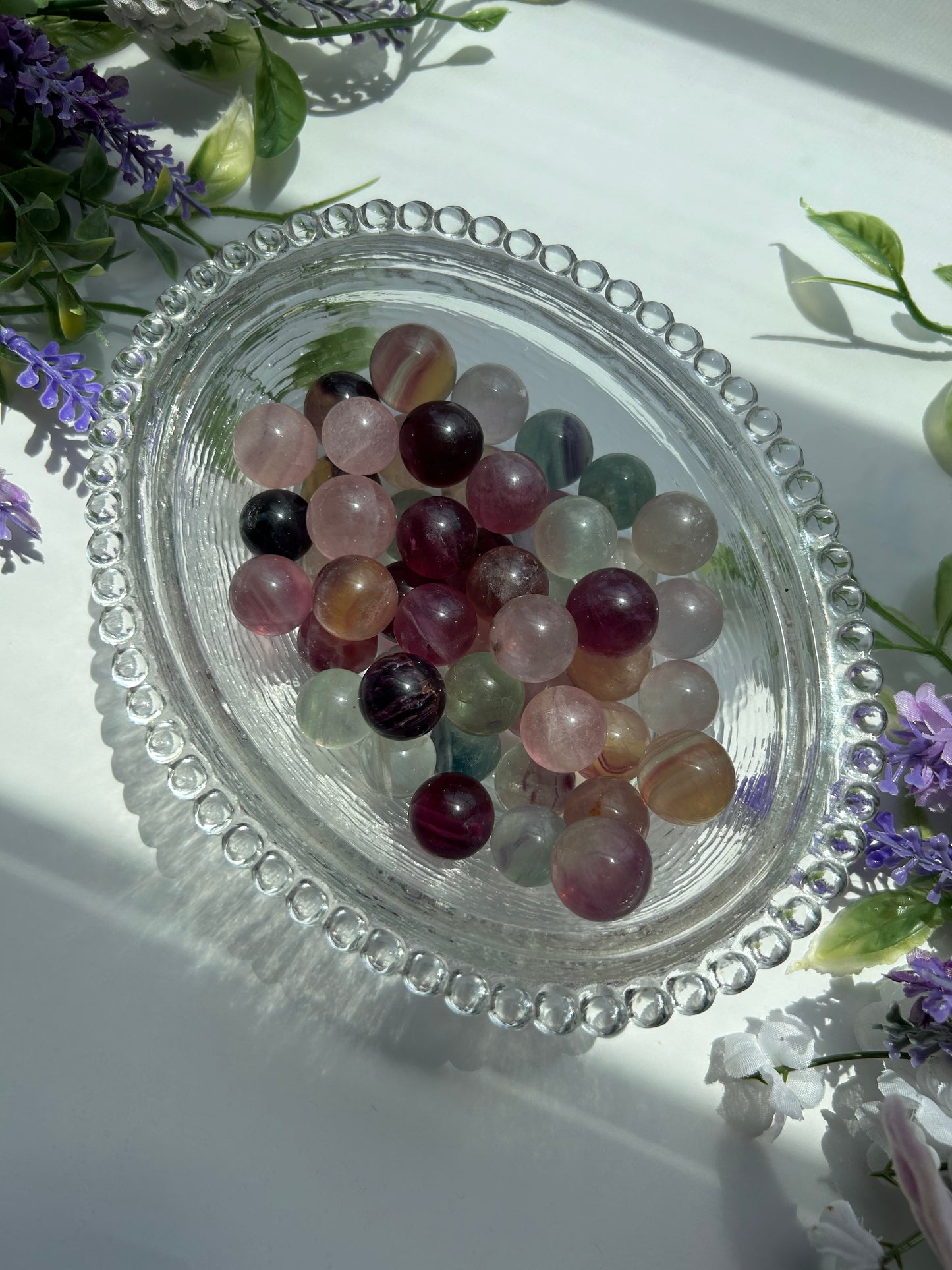 CANDY FLUORITE 2CM SPHERES