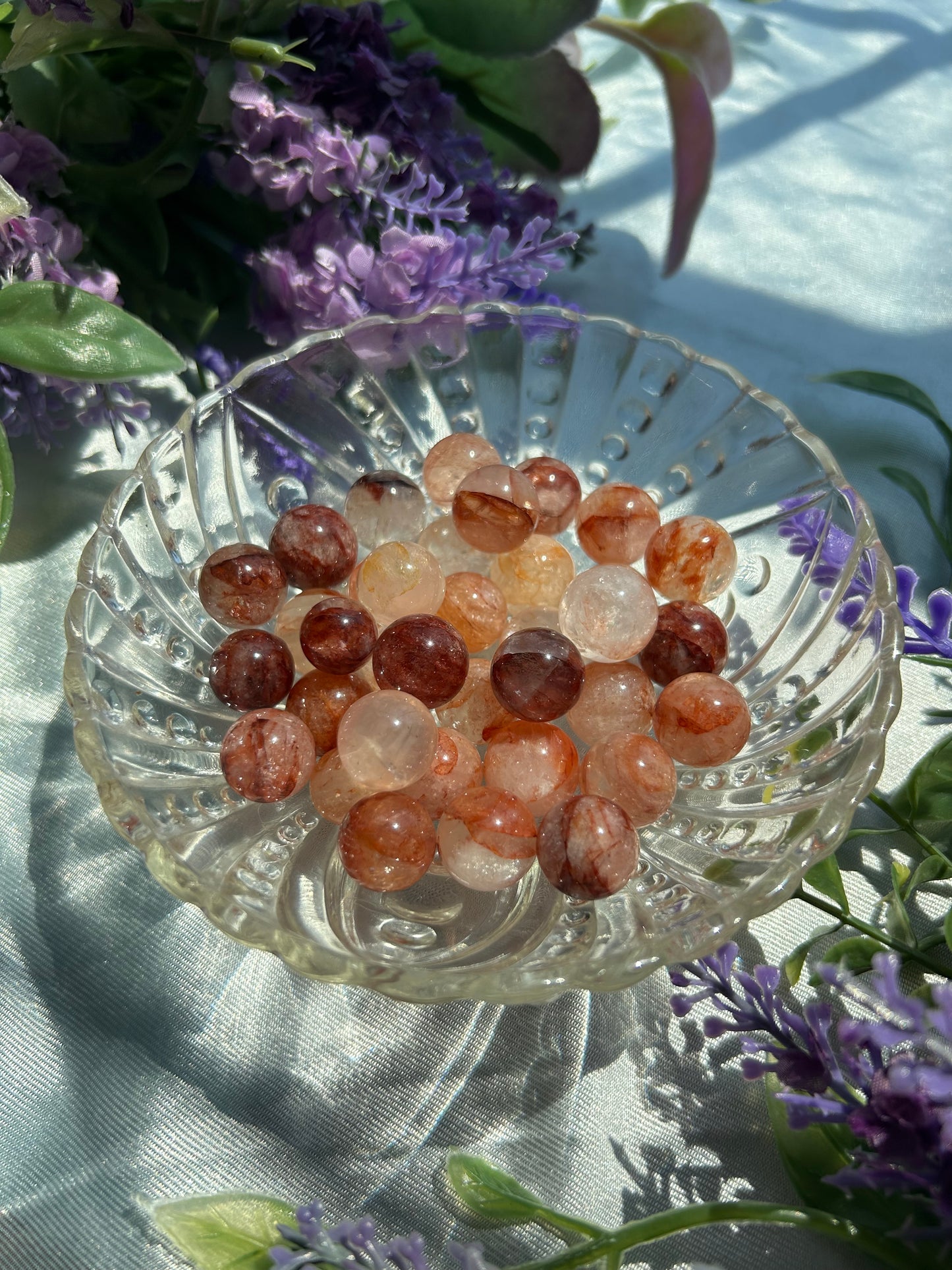 FIRE QUARTZ MINI SPHERES