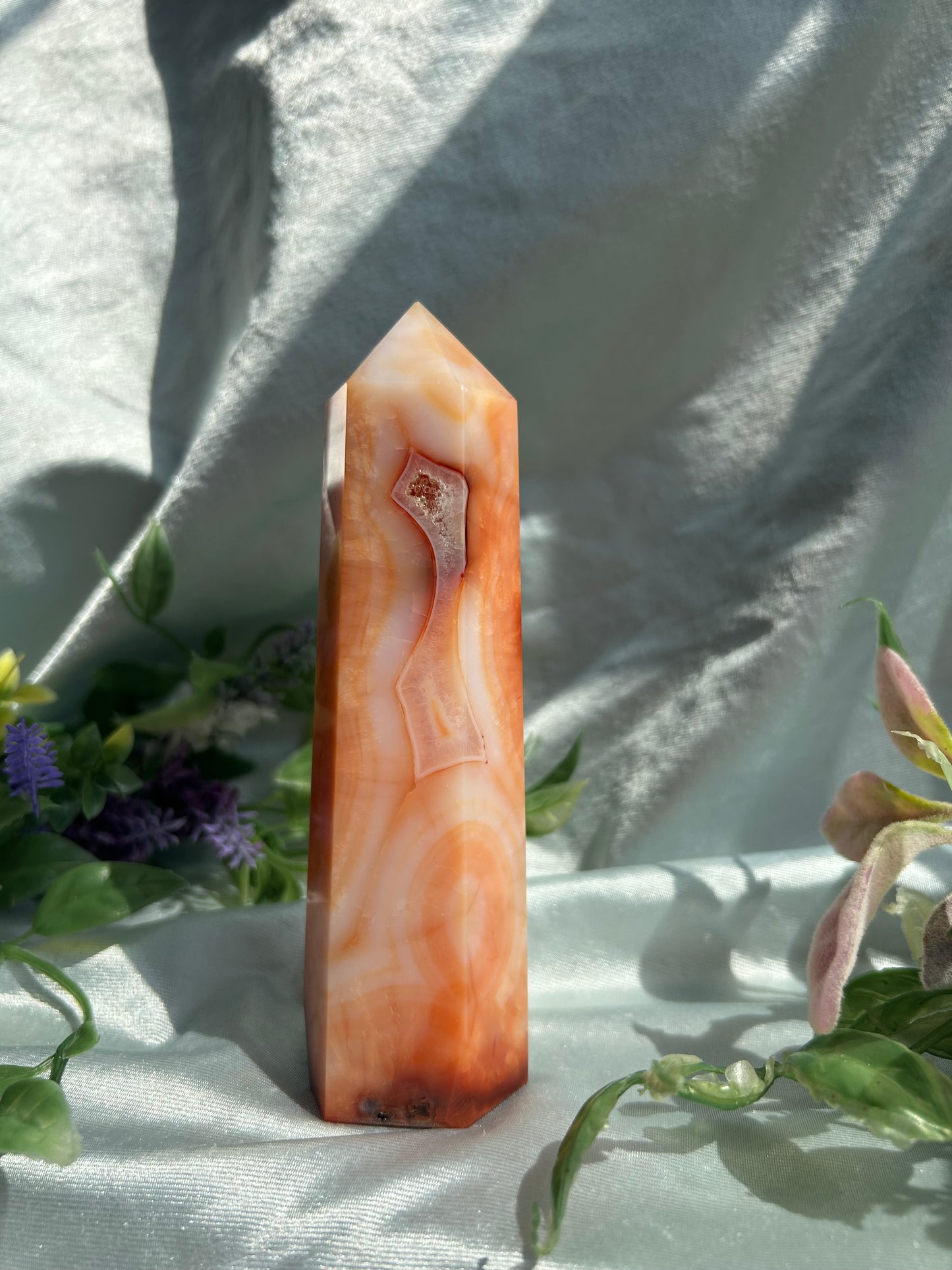 PEACHY CARNELIAN TOWER