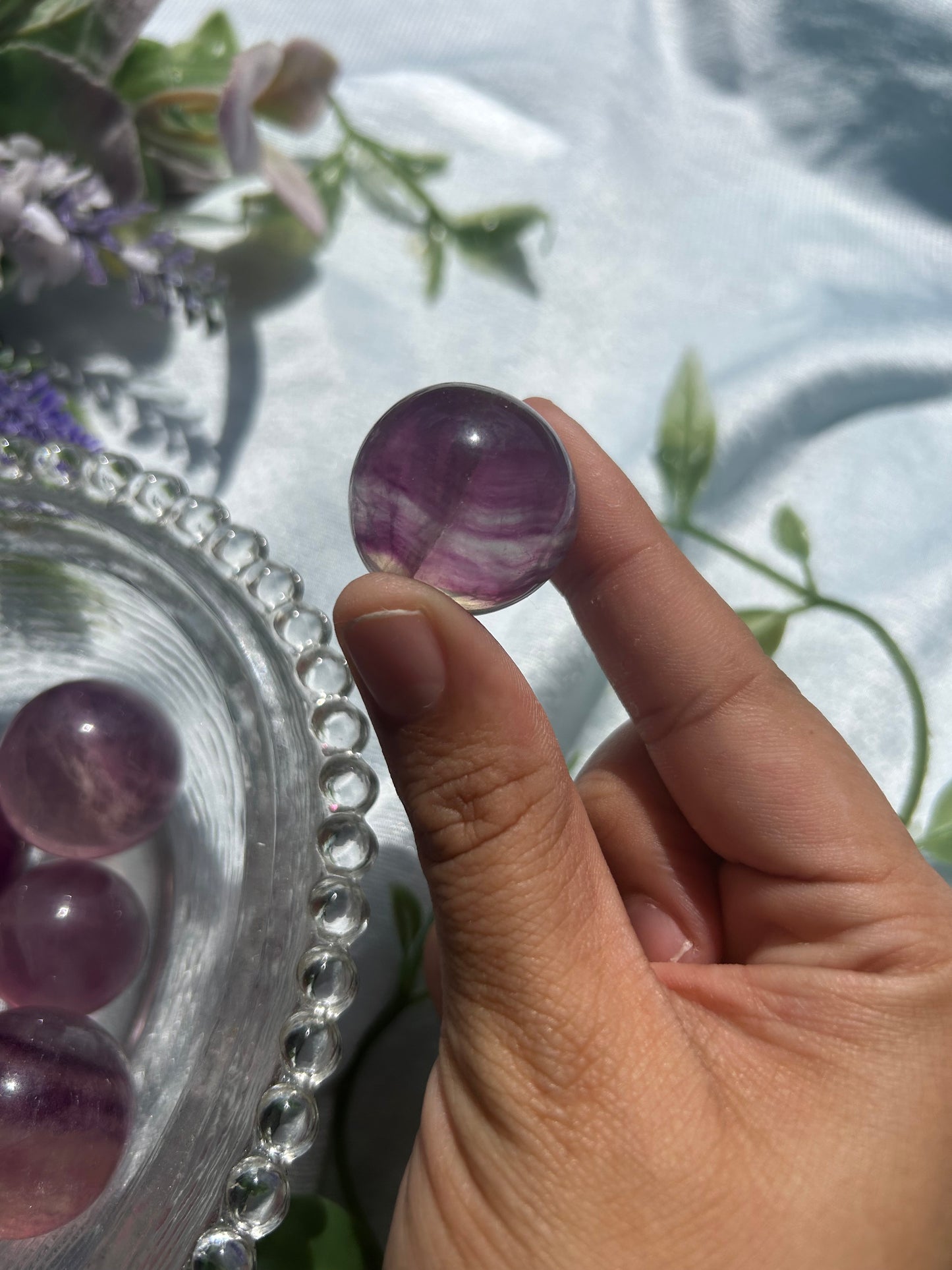 CANDY FLUORITE SPHERES