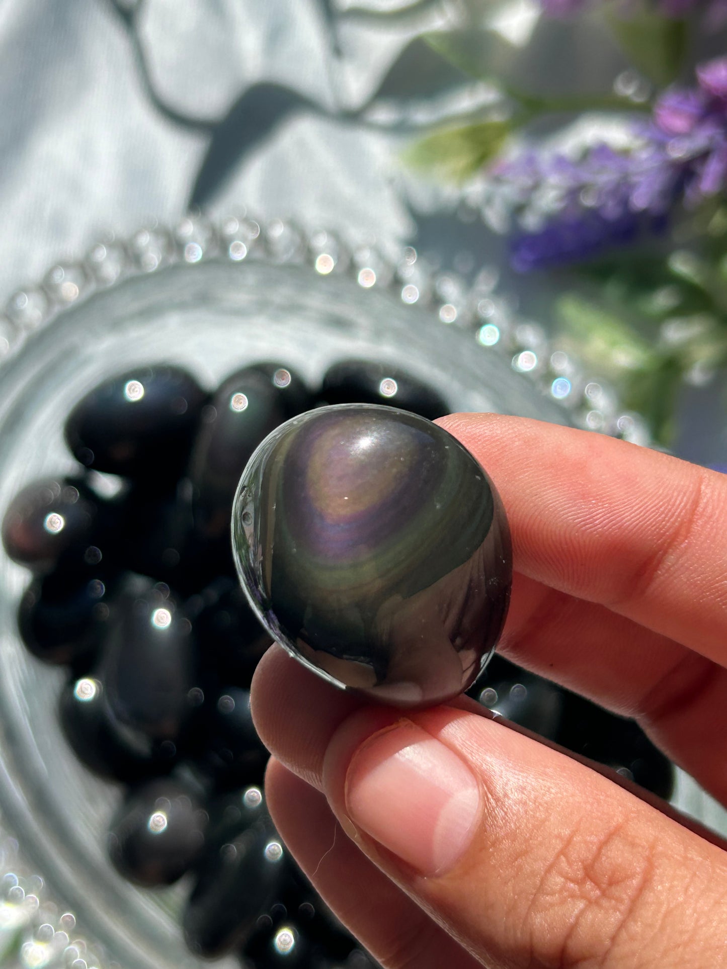 RAINBOW OBSIDIAN TUMBLES