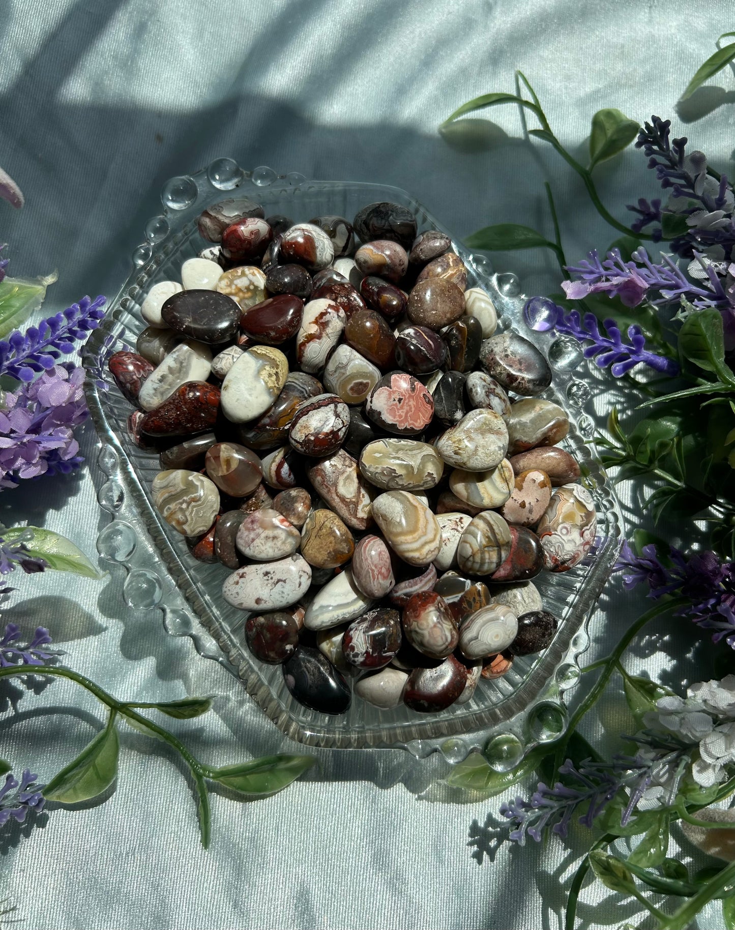 MEXICAN LACE AGATE MINI TUMBLES