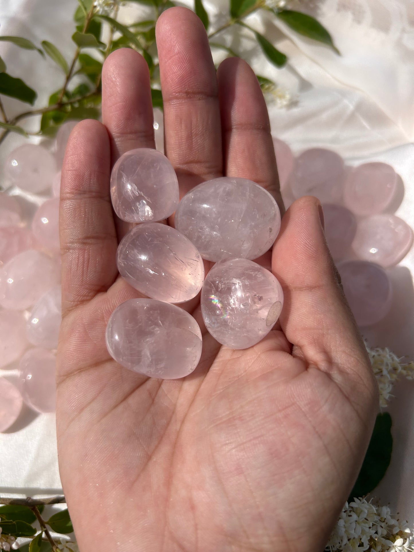 ROSE QUARTZ TUMBLES