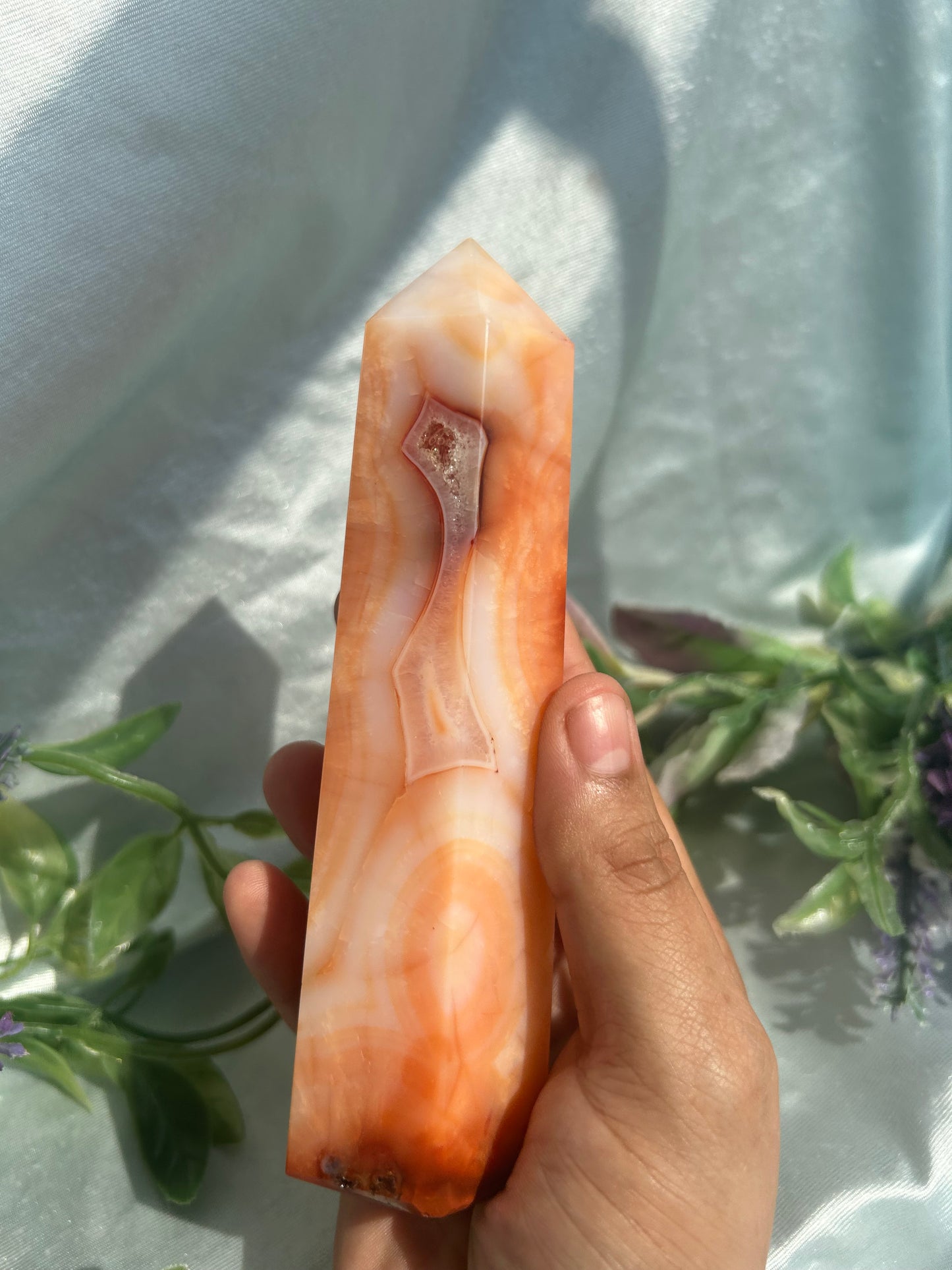 PEACHY CARNELIAN TOWER