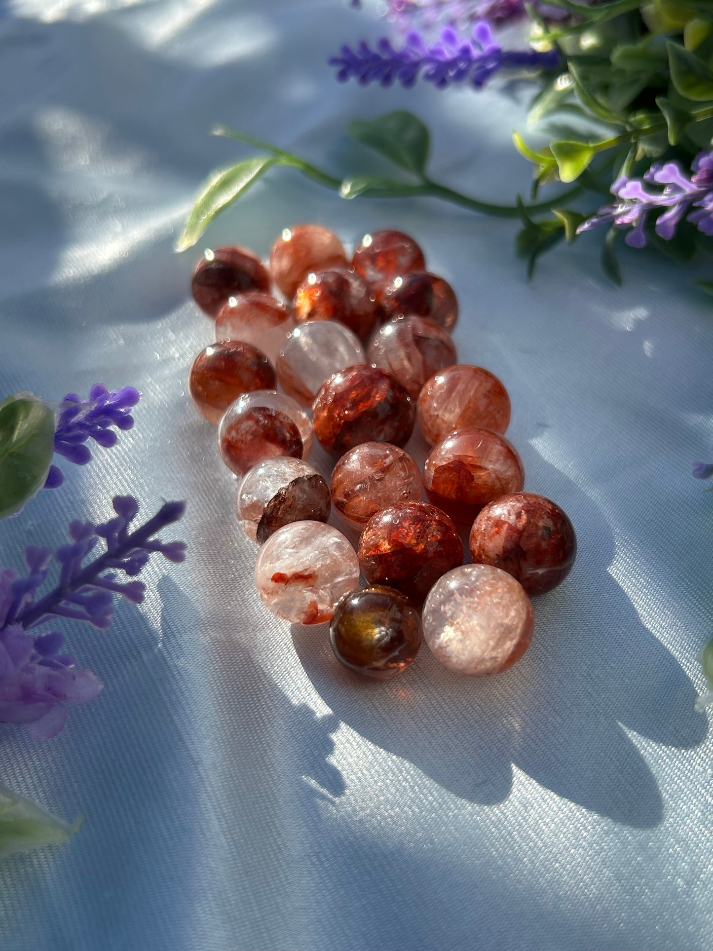 FIRE QUARTZ MINI SPHERES